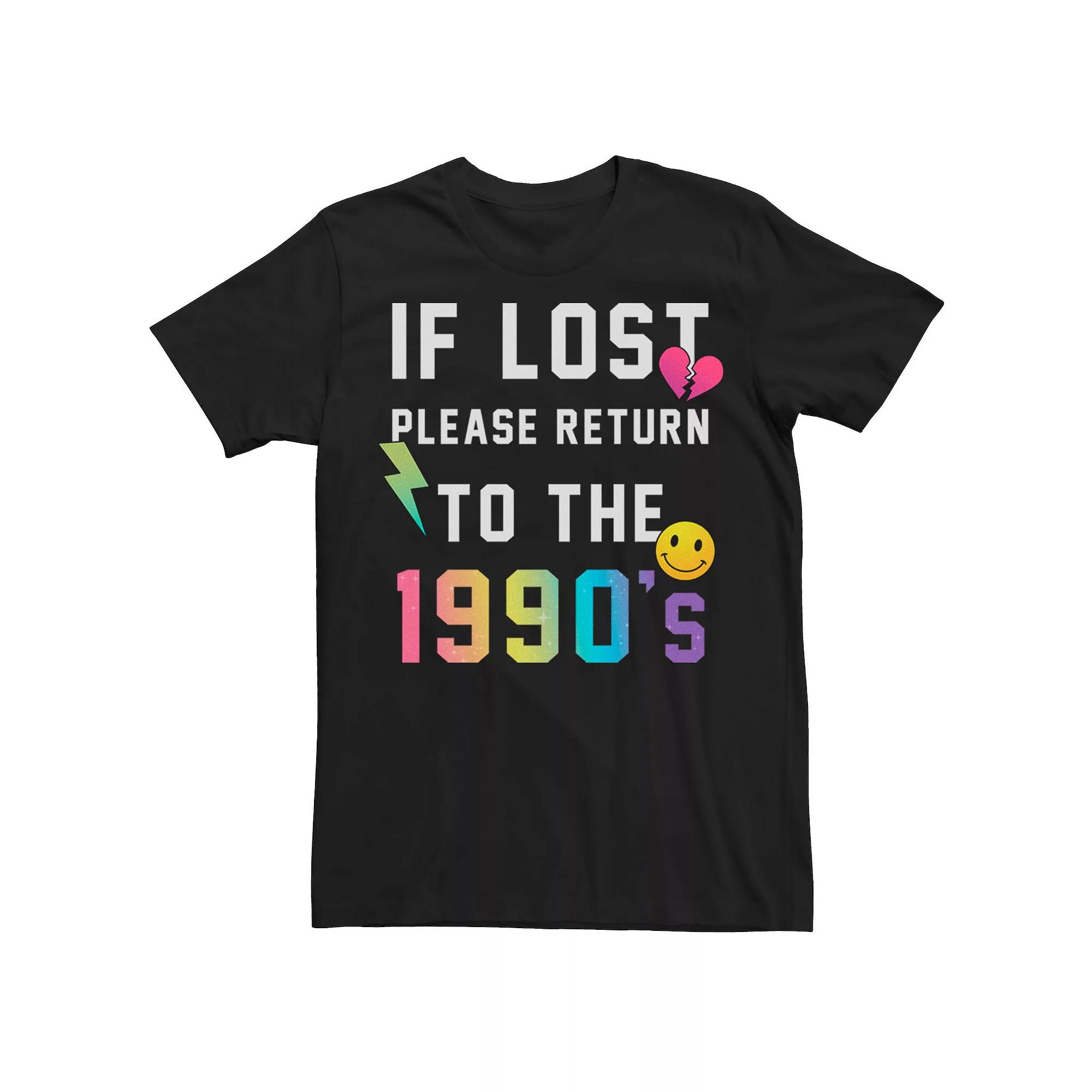 Men's Fifth Sun If Lost Please Return To The 1990's Tee,  Product Image