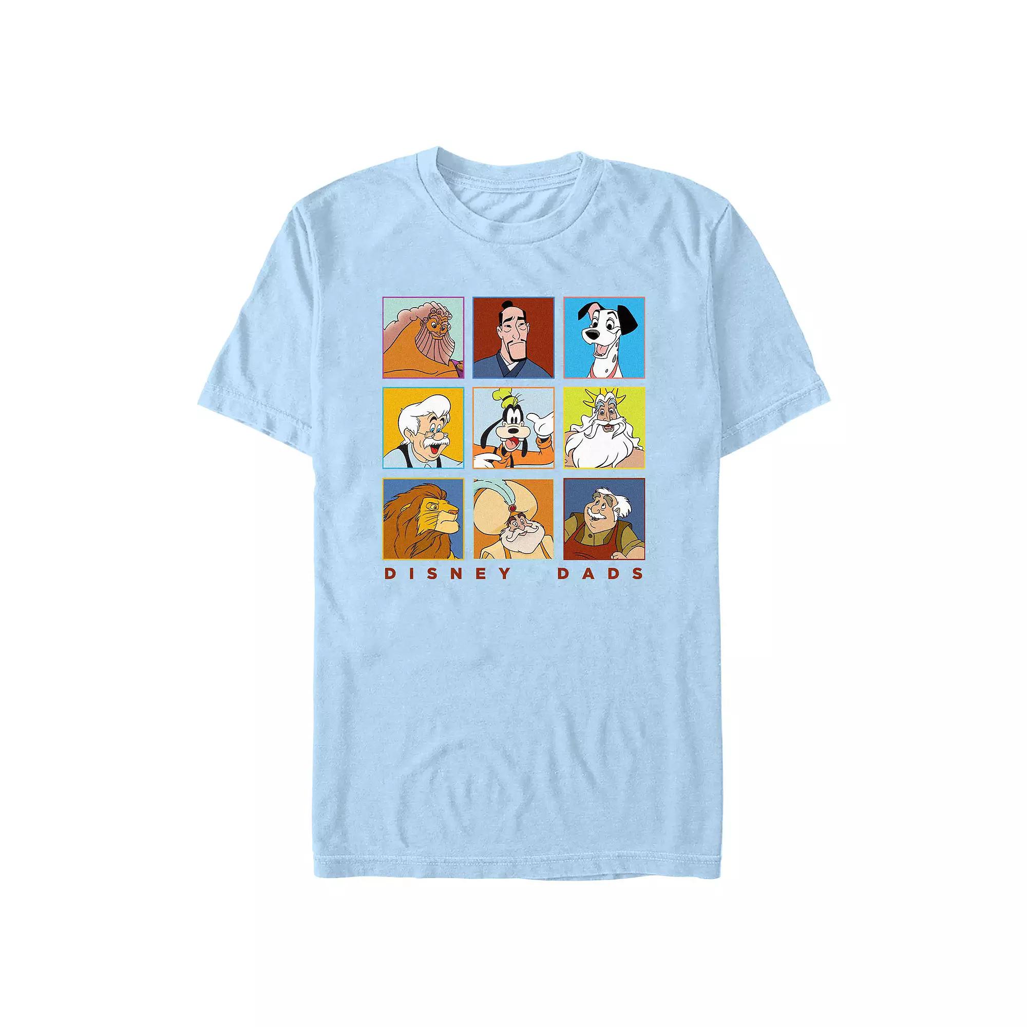 Disney's Multi-Franchise Disney Dads Men's Graphic Tee, Size: Medium, Light Blue Product Image