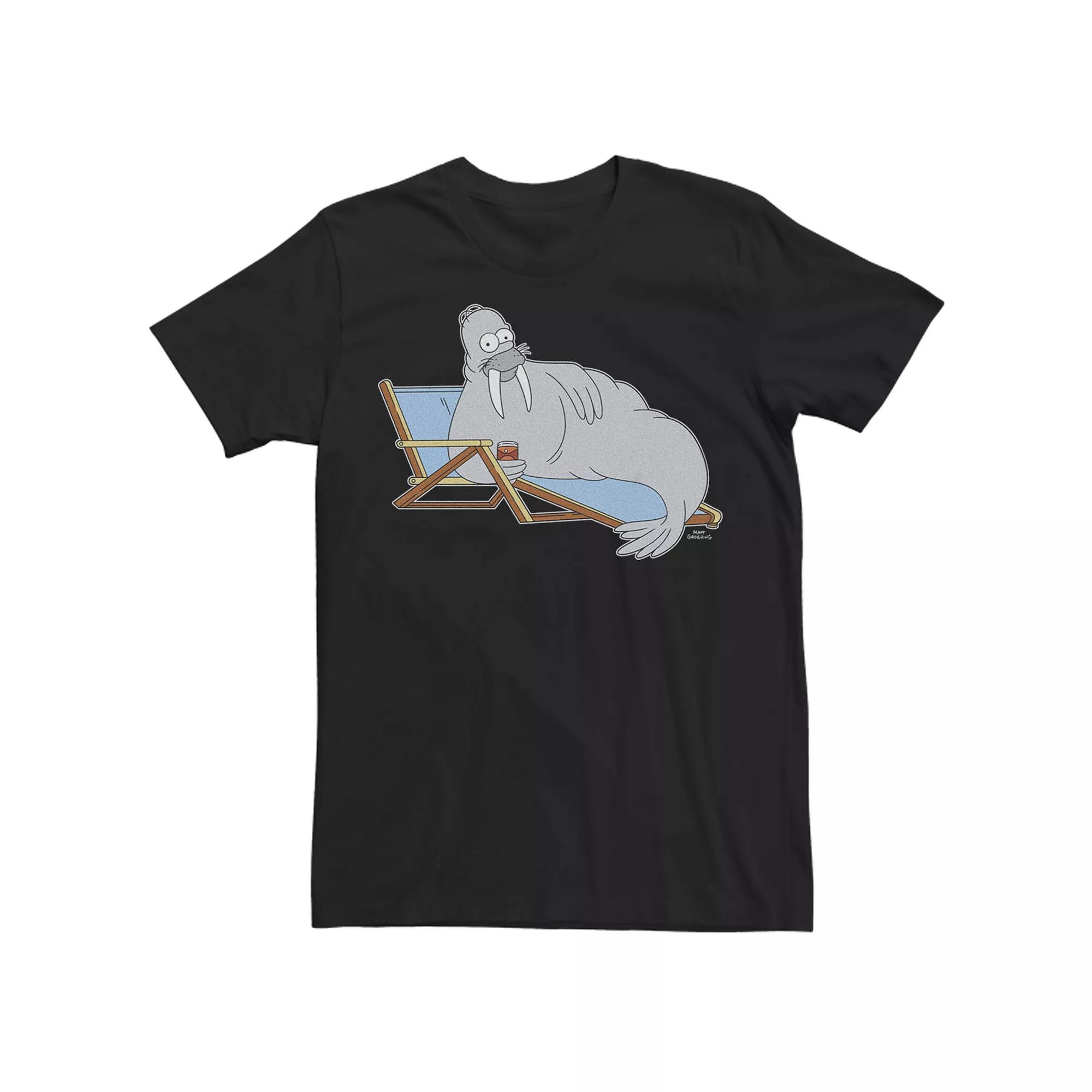 Men's The Simpsons Halloween Homer Walrus Tee,  Product Image