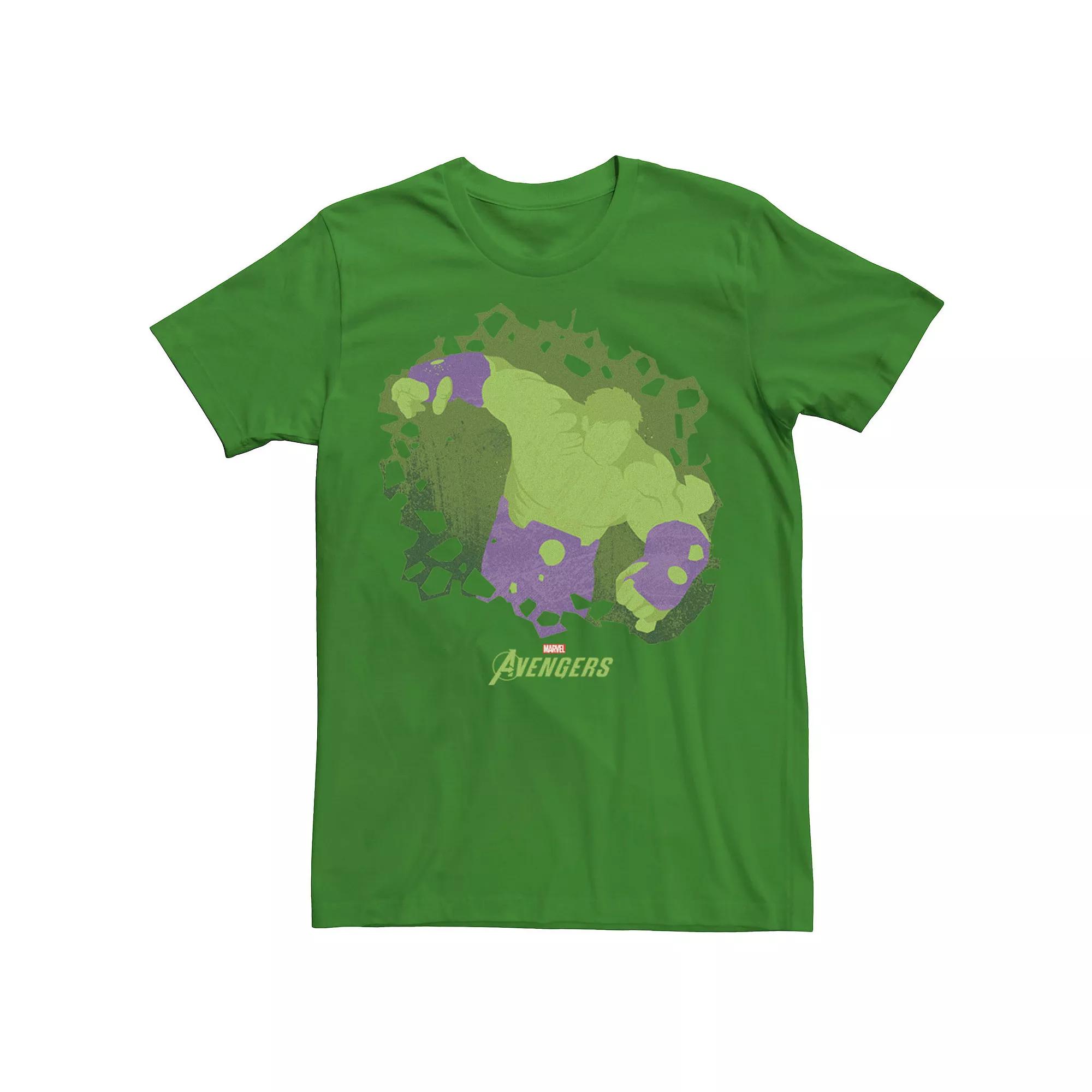 Men's Marvel Avengers Hulk Simple Silhouette Tee,  Product Image