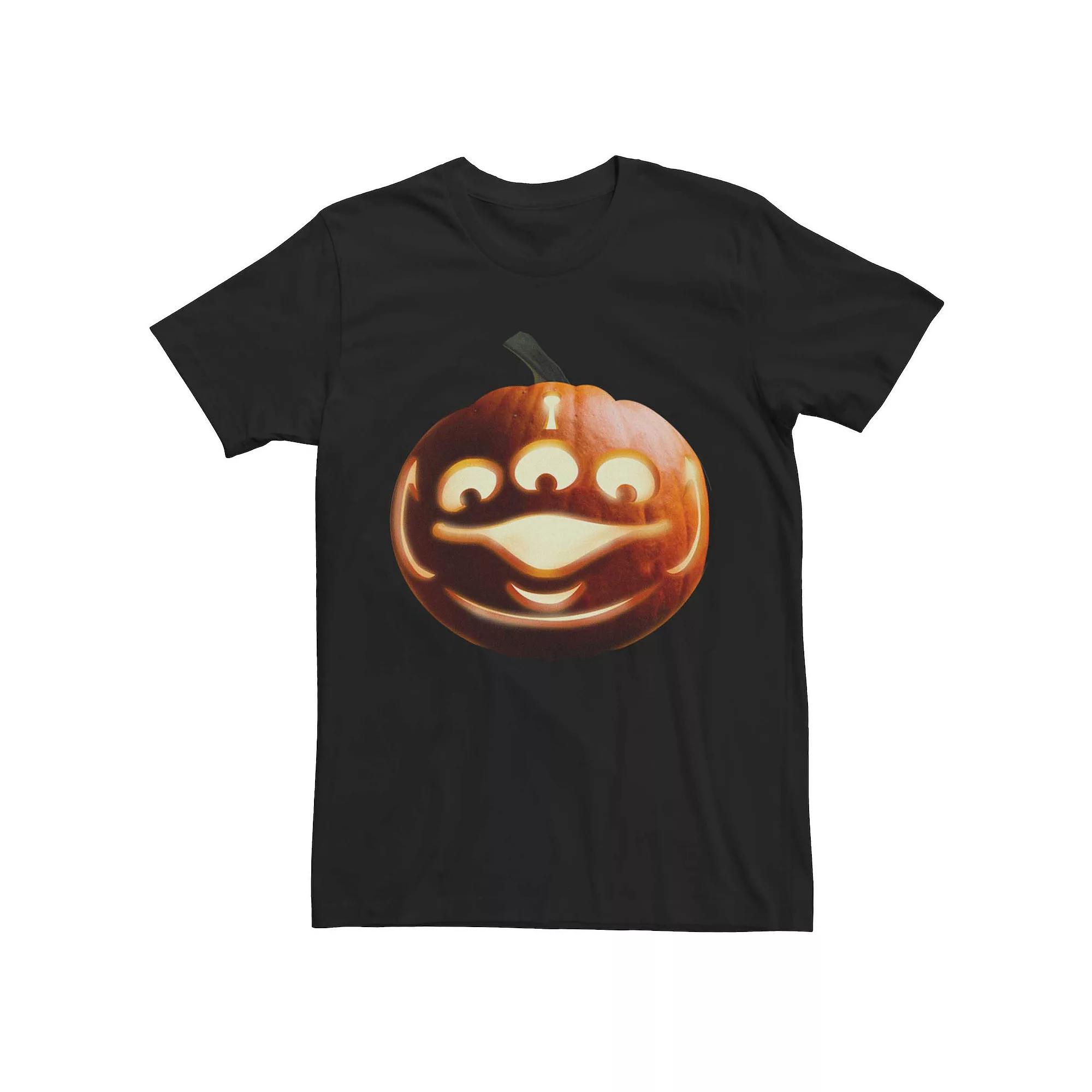 Men's Toy Story Alien Face Pumpkin Carving Tee,  Product Image