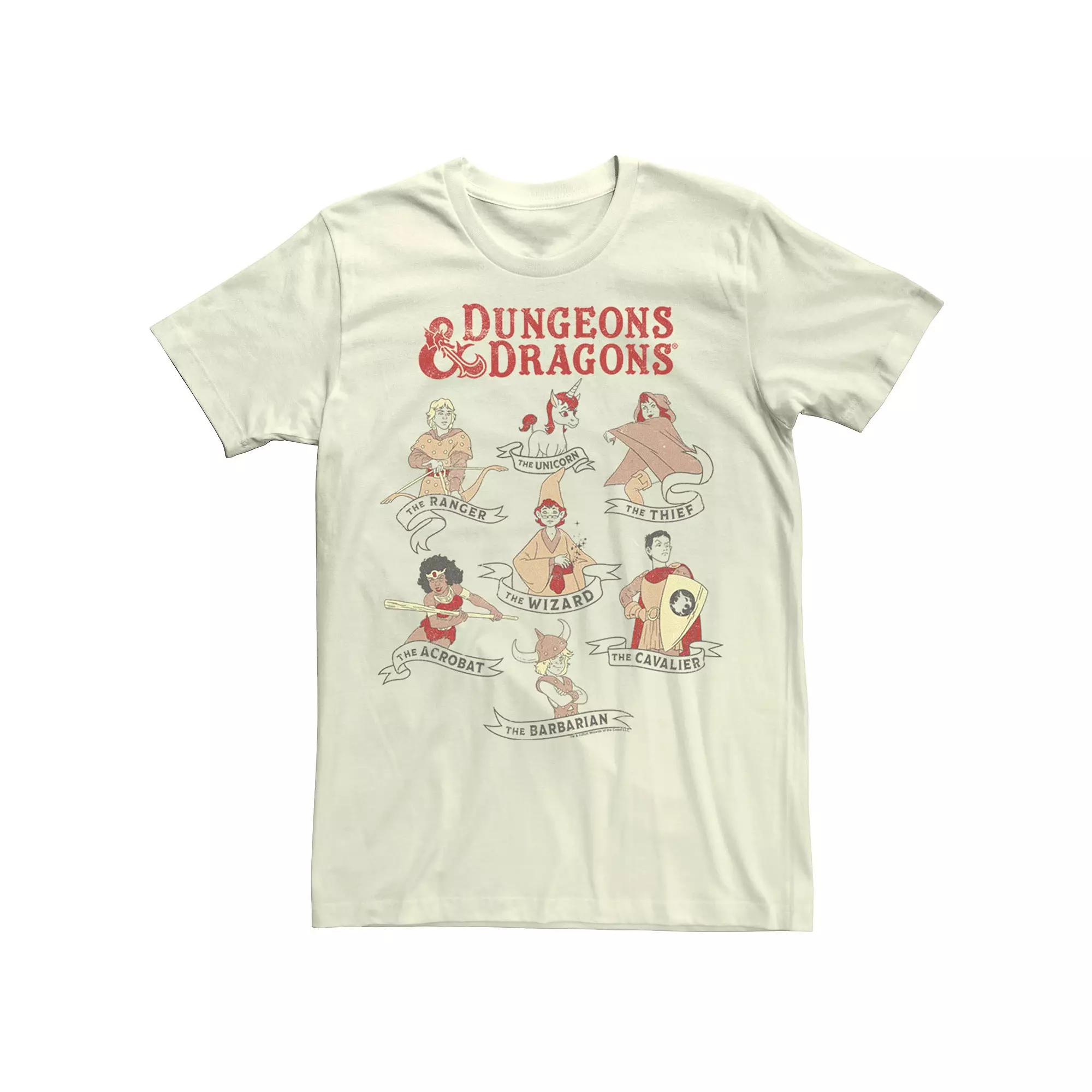 Men's Dungeons & Dragons Textbook Players Poster Tee,  Product Image