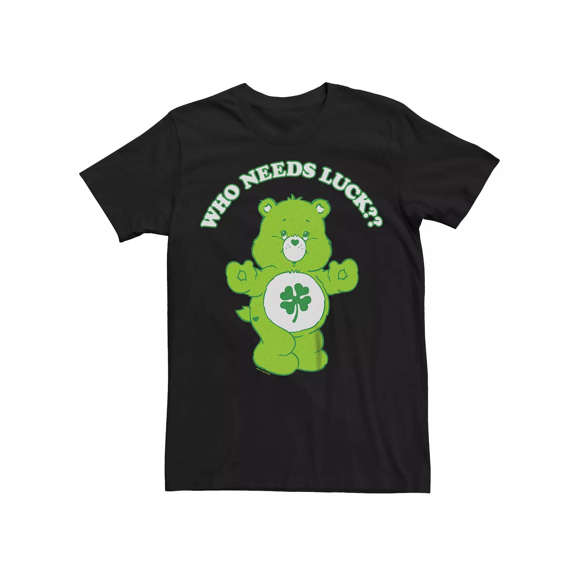 Big & Tall Care Bears Who Needs Luck Tee, Men's,  Product Image