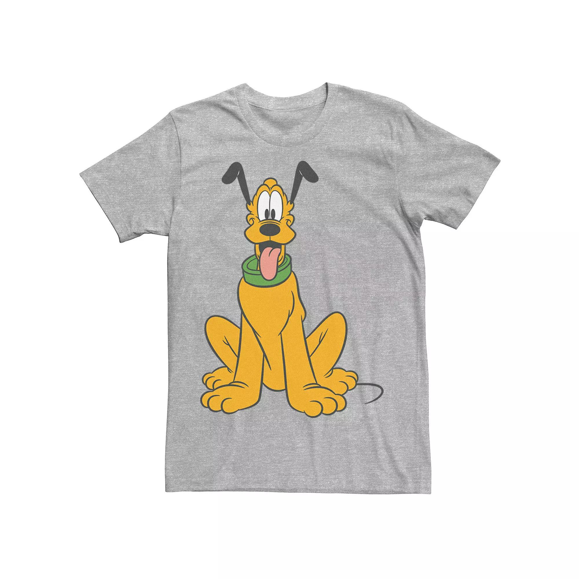 Disney's Mickey Mouse Pluto The Dog Portrait Men's Tee,  Product Image