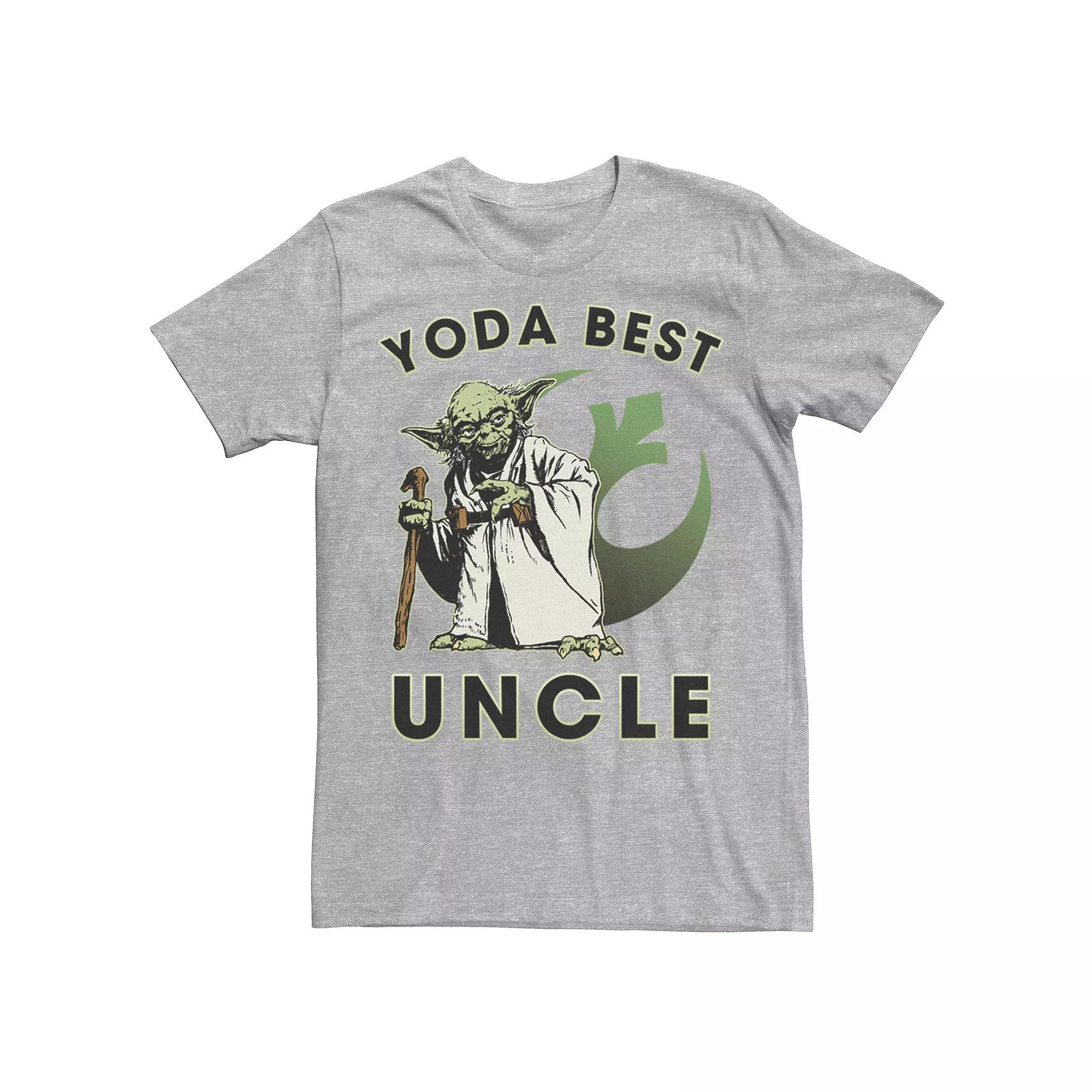 Men's Star Wars "Yoda Best Uncle" Rebel Logo Tee,  Product Image