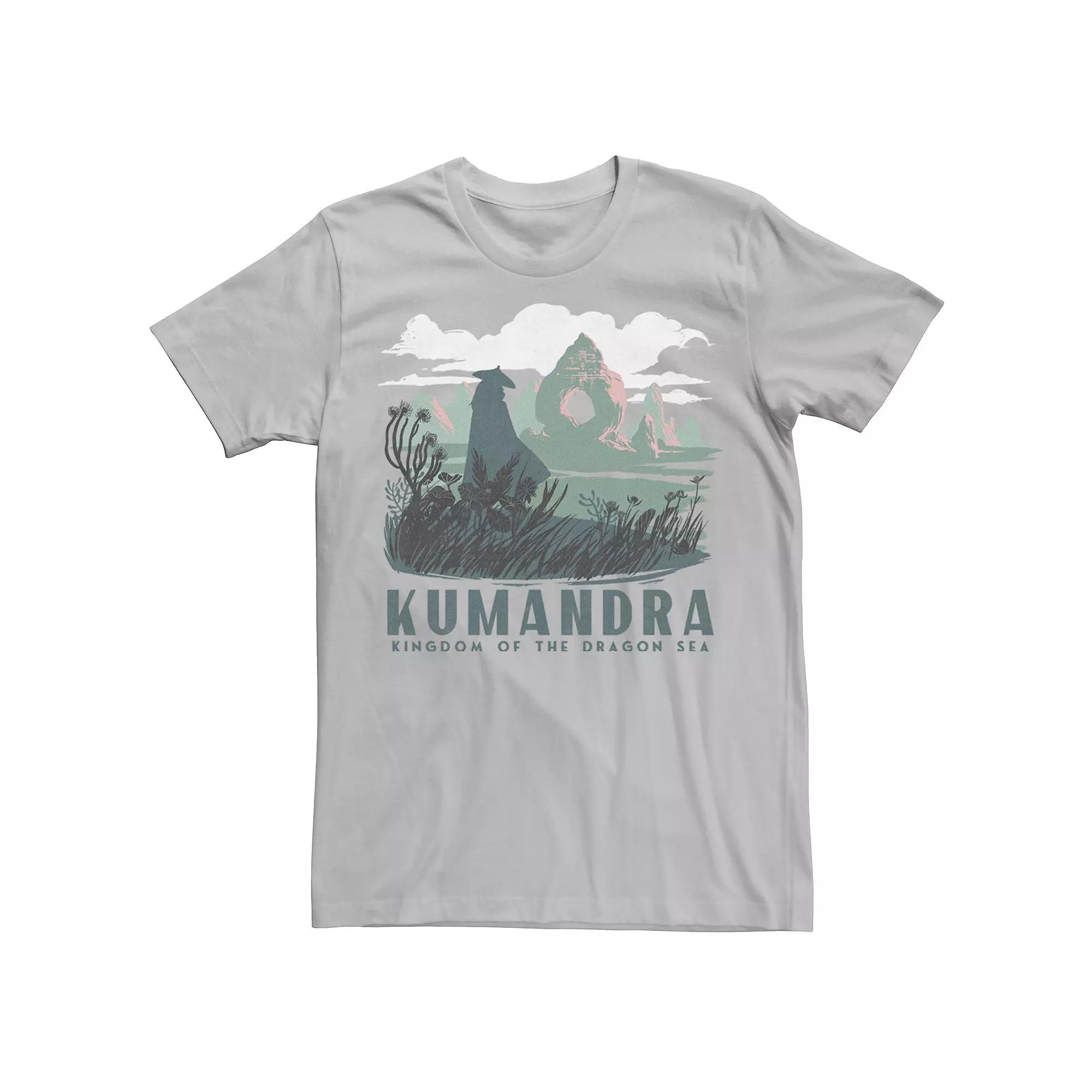 Disney's Raya And The Last Dragon Men's Kumandra Kingdom Tee, Size: XL, Silver Product Image