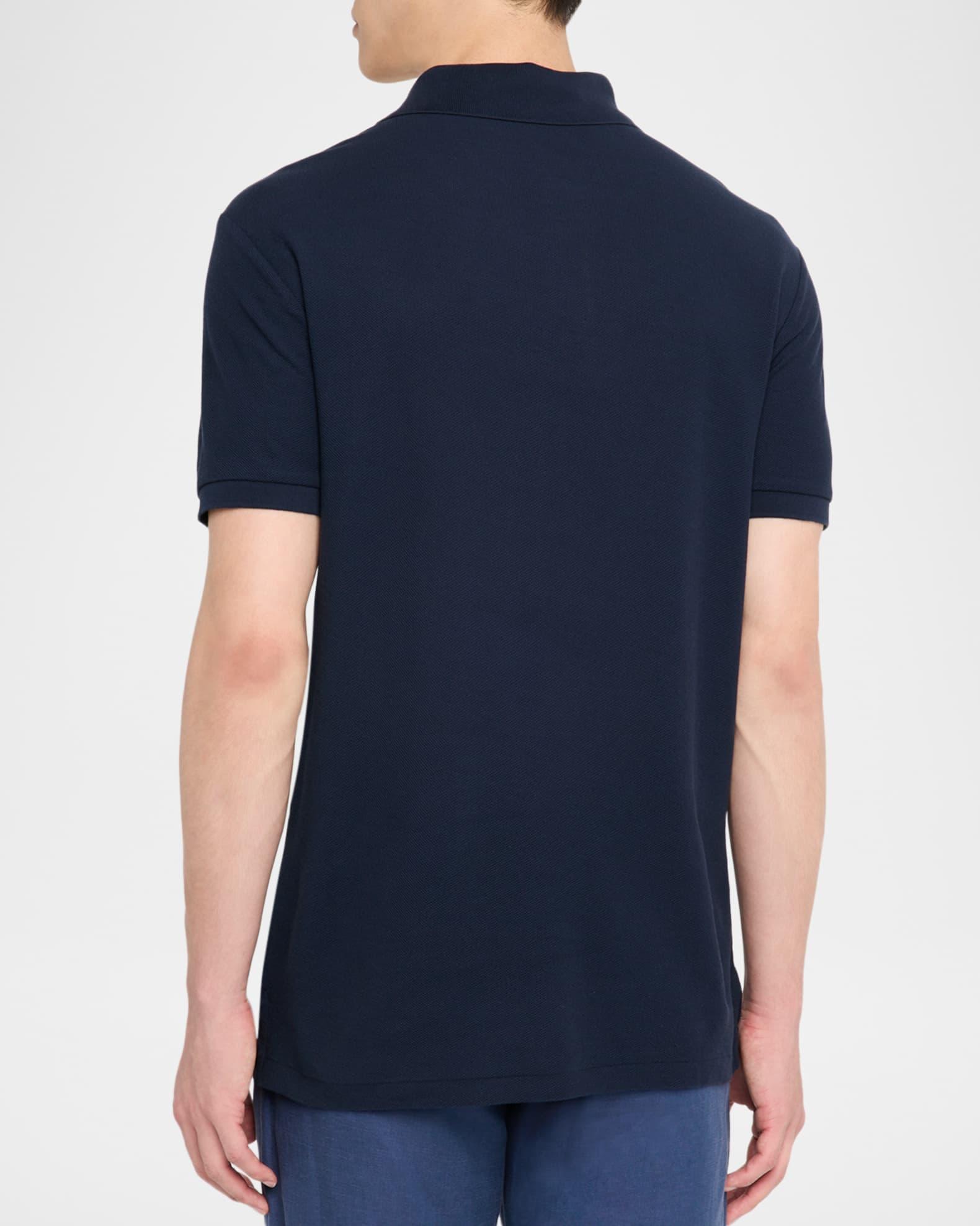 Men's Standard Fit Honeycomb Mesh Polo Shirt Product Image