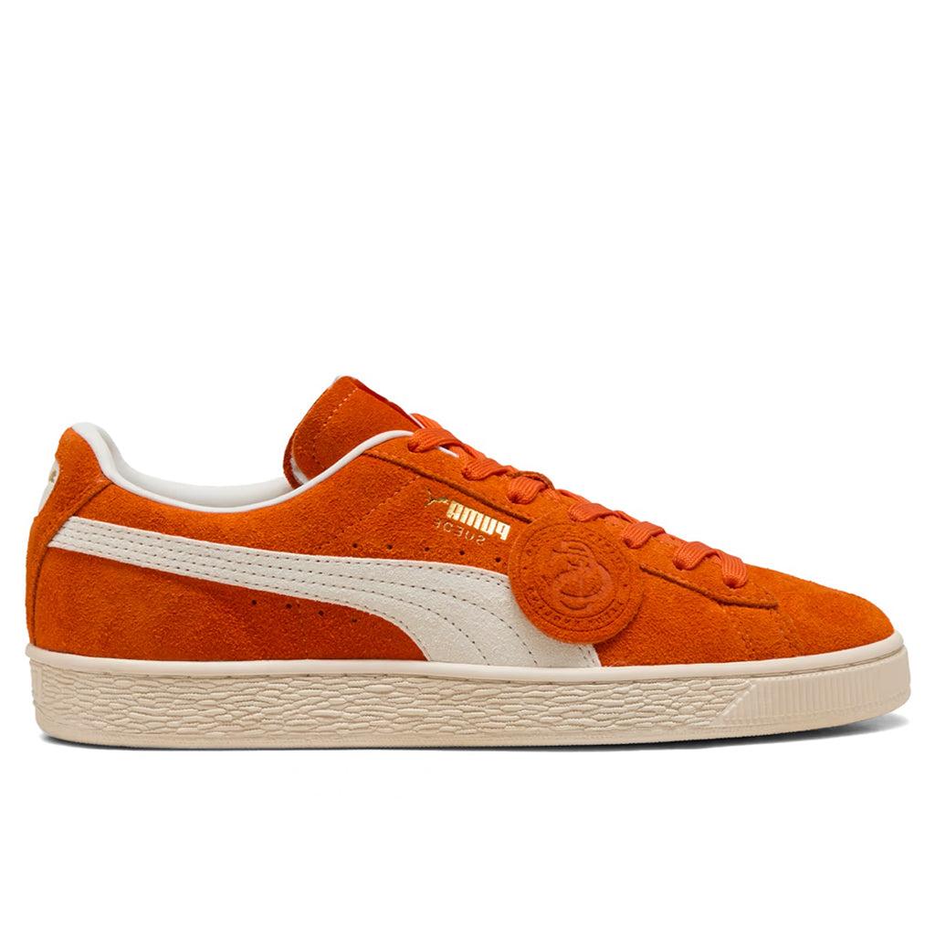 Suede Charles F. Stead IV - Orange Glo/White Male Product Image