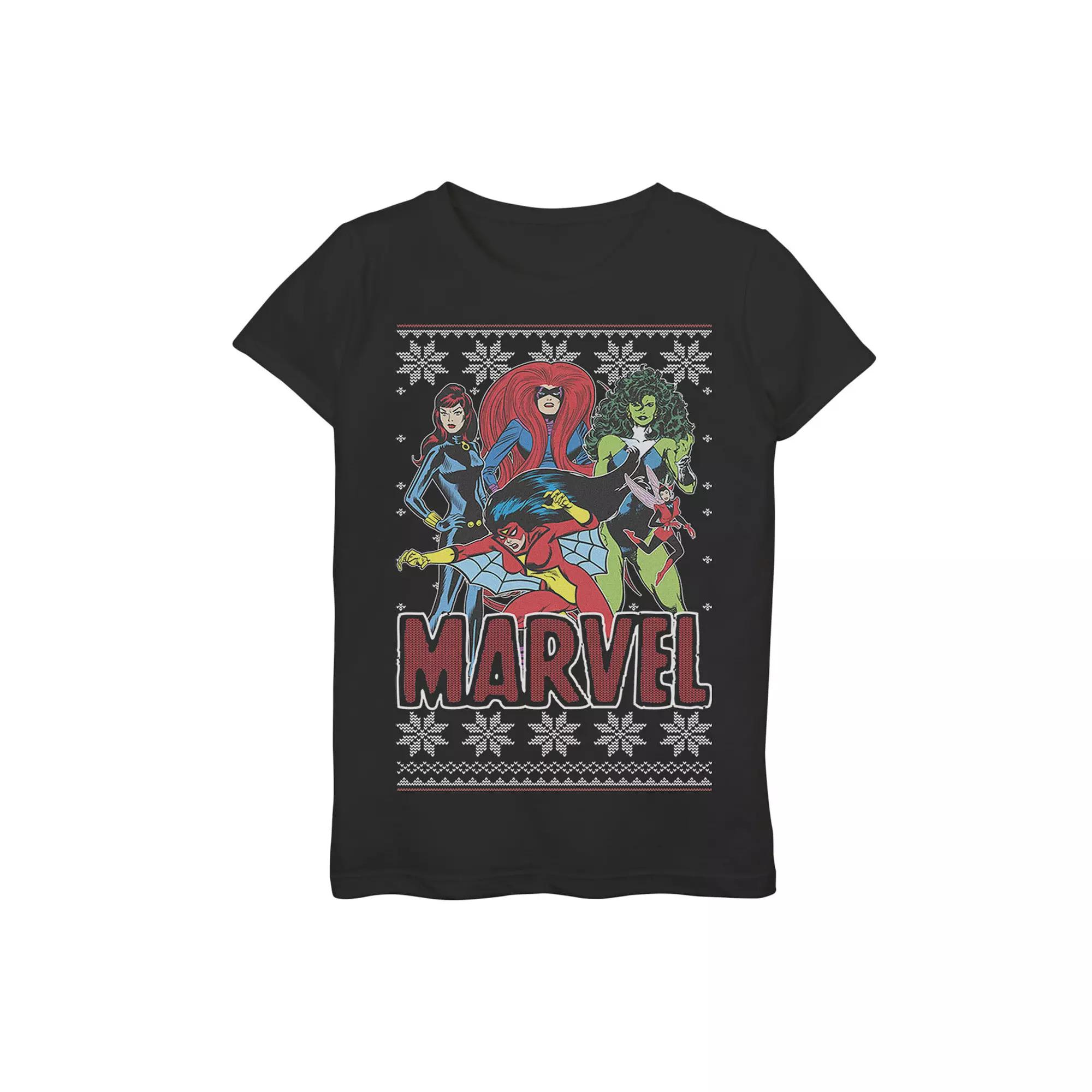 Girls 7-16 I Love My Family Rainbow Striped Heart Graphic Tee, Girl's,  Product Image