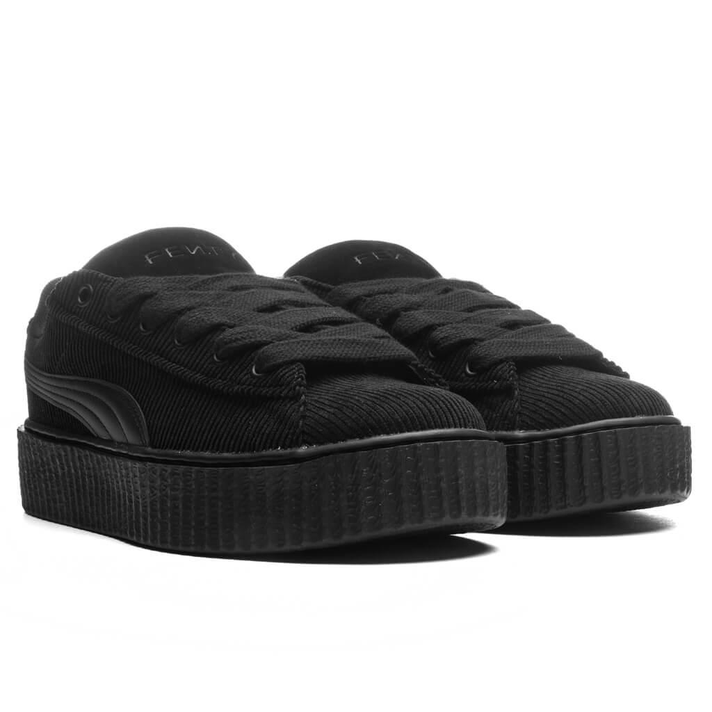 Puma x Fenty Women's Creeper Phatty Corduroy - Black/Gold Female Product Image