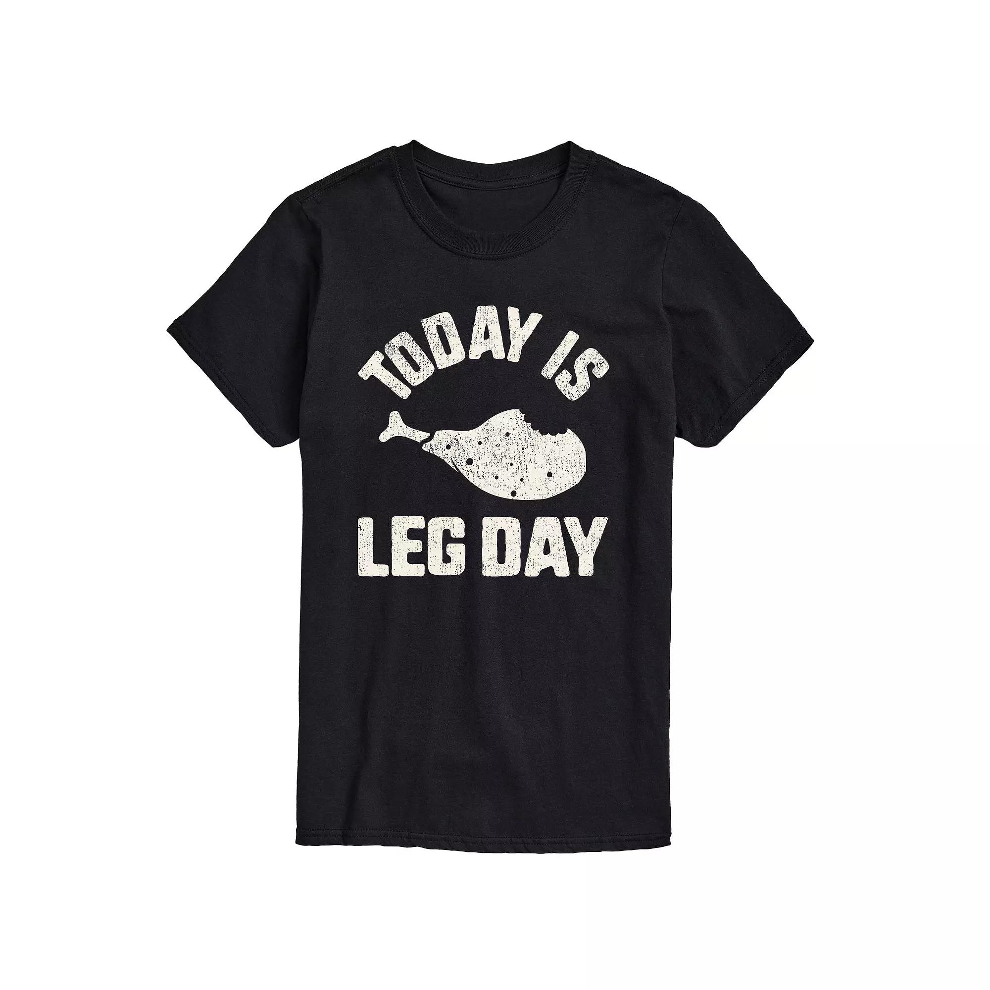 Big & Tall Today Is Leg Day Tee, Men's,  Product Image
