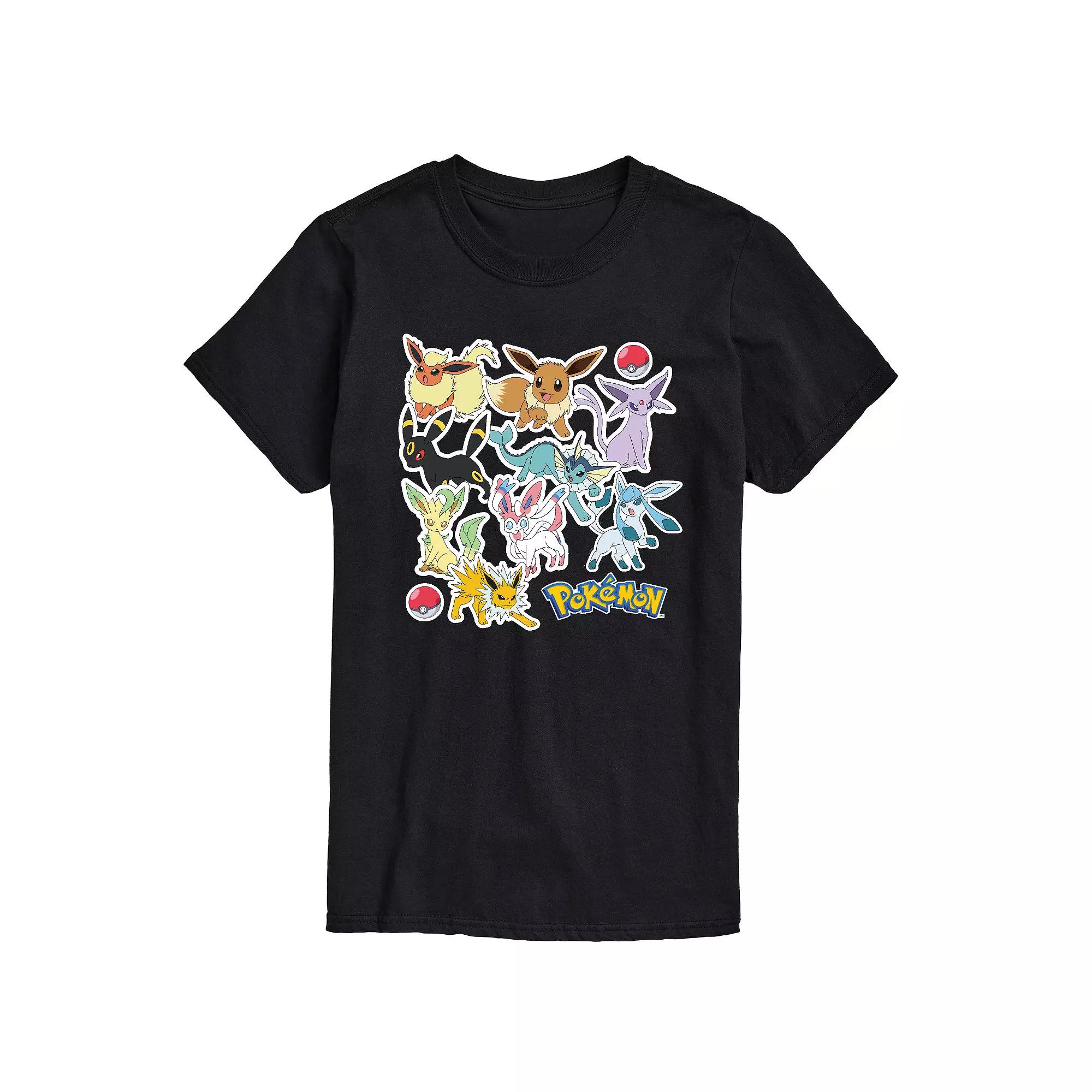Men's Pokemon Stickers Tee,  Product Image
