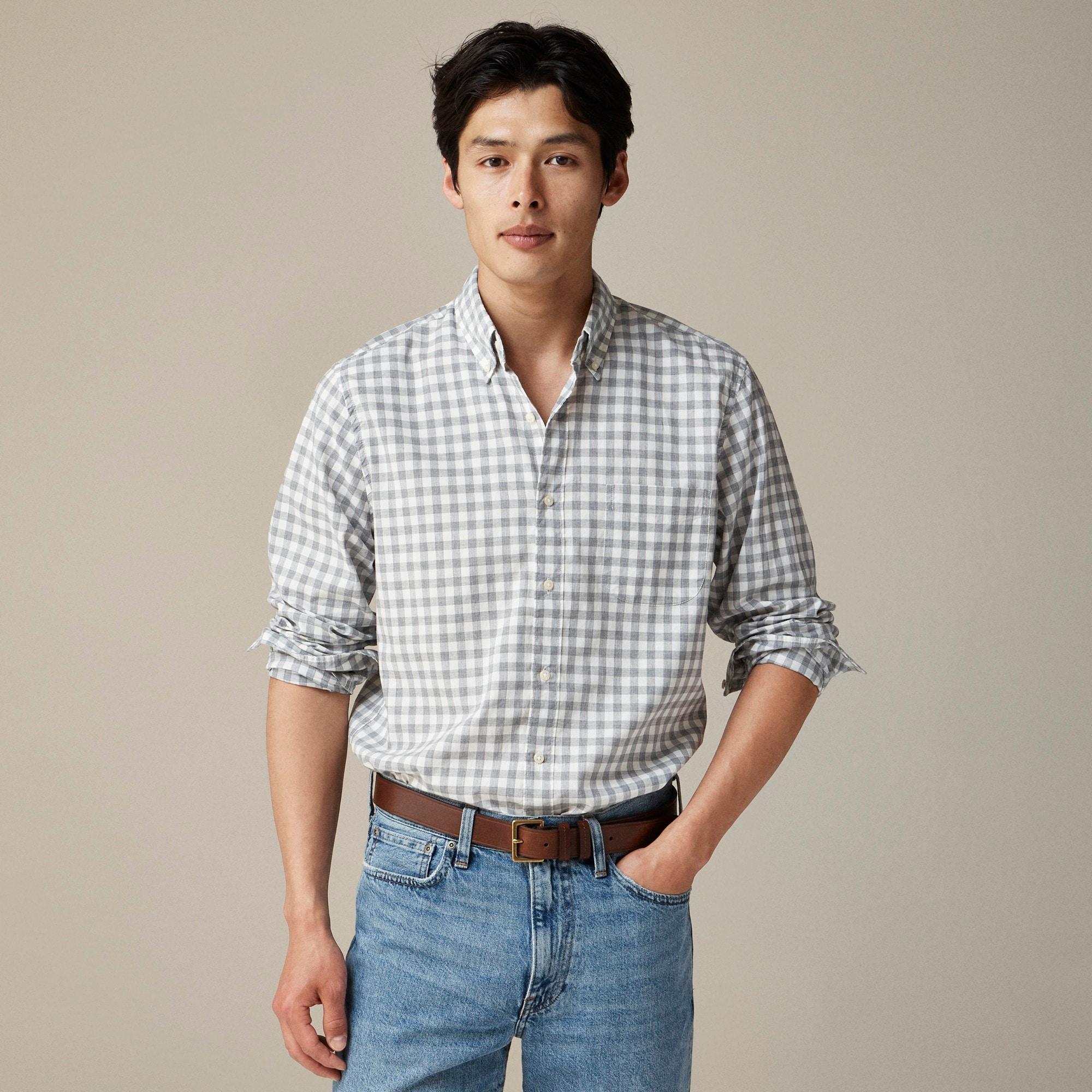 Secret Wash cotton poplin shirt Product Image