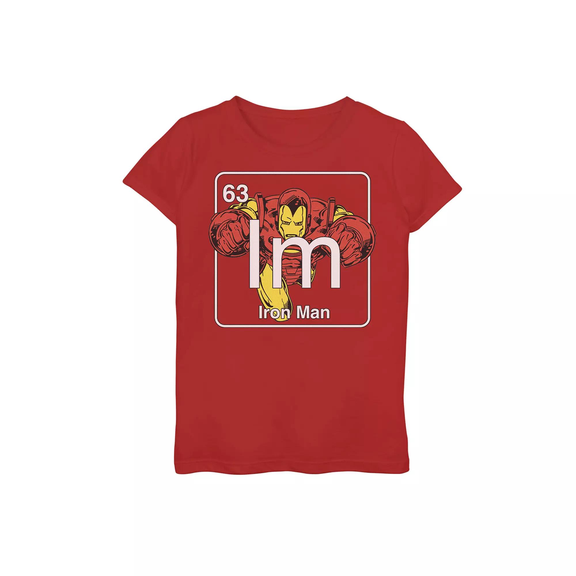 Girls 7-16 Marvel Avengers Iron Man Element Tee, Girl's,  Product Image