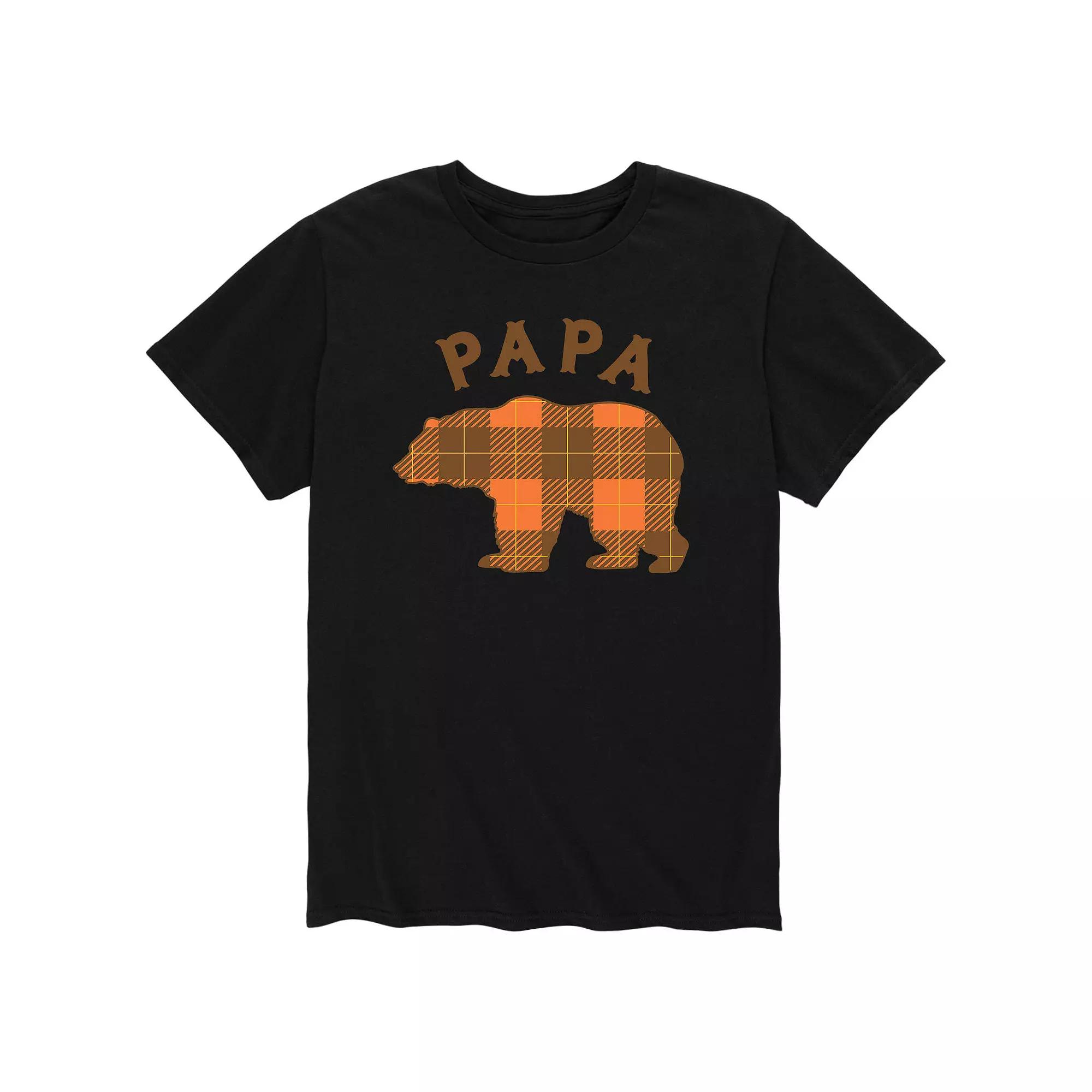 Men's Fall Bear Papa Tee,  Product Image