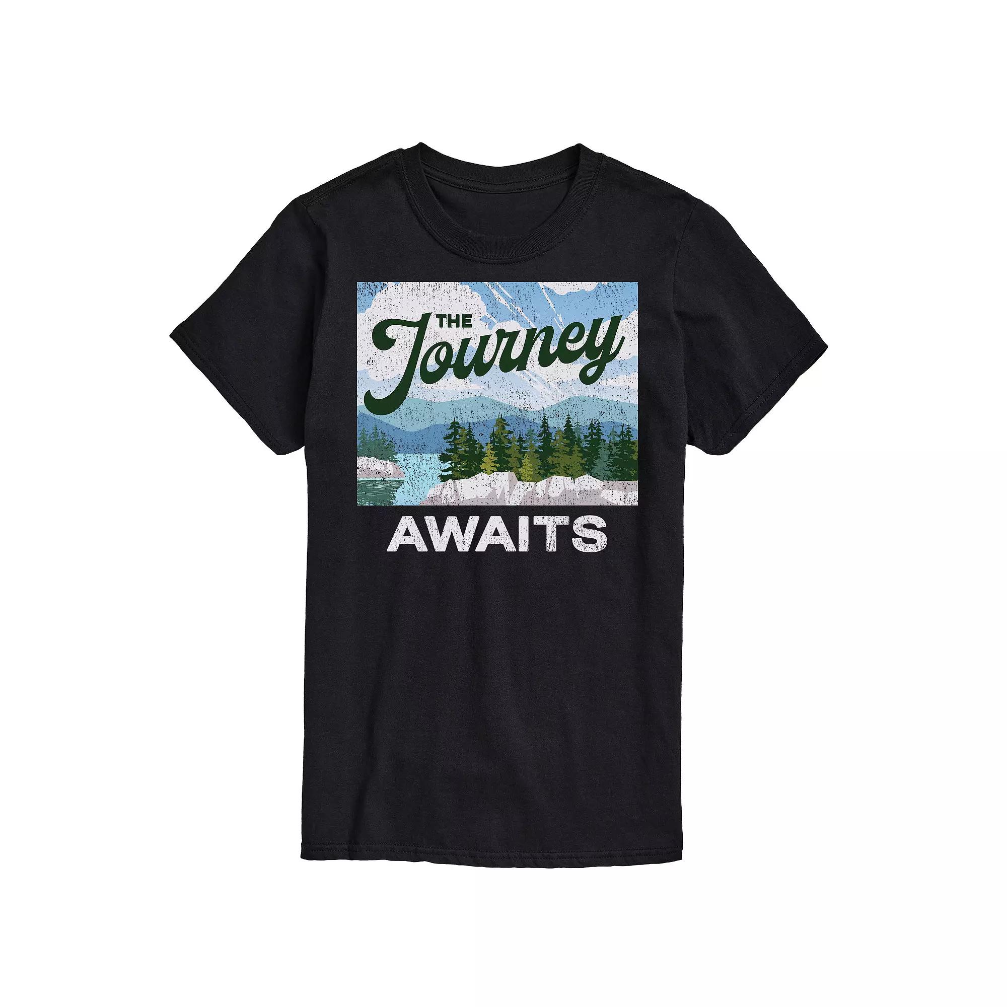Big & Tall The Journey Awaits Tee, Men's,  Product Image
