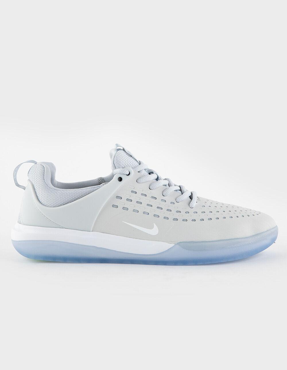 NIKE SB Zoom Nyjah 3 Mens Shoes - GRAY/WHITE Product Image