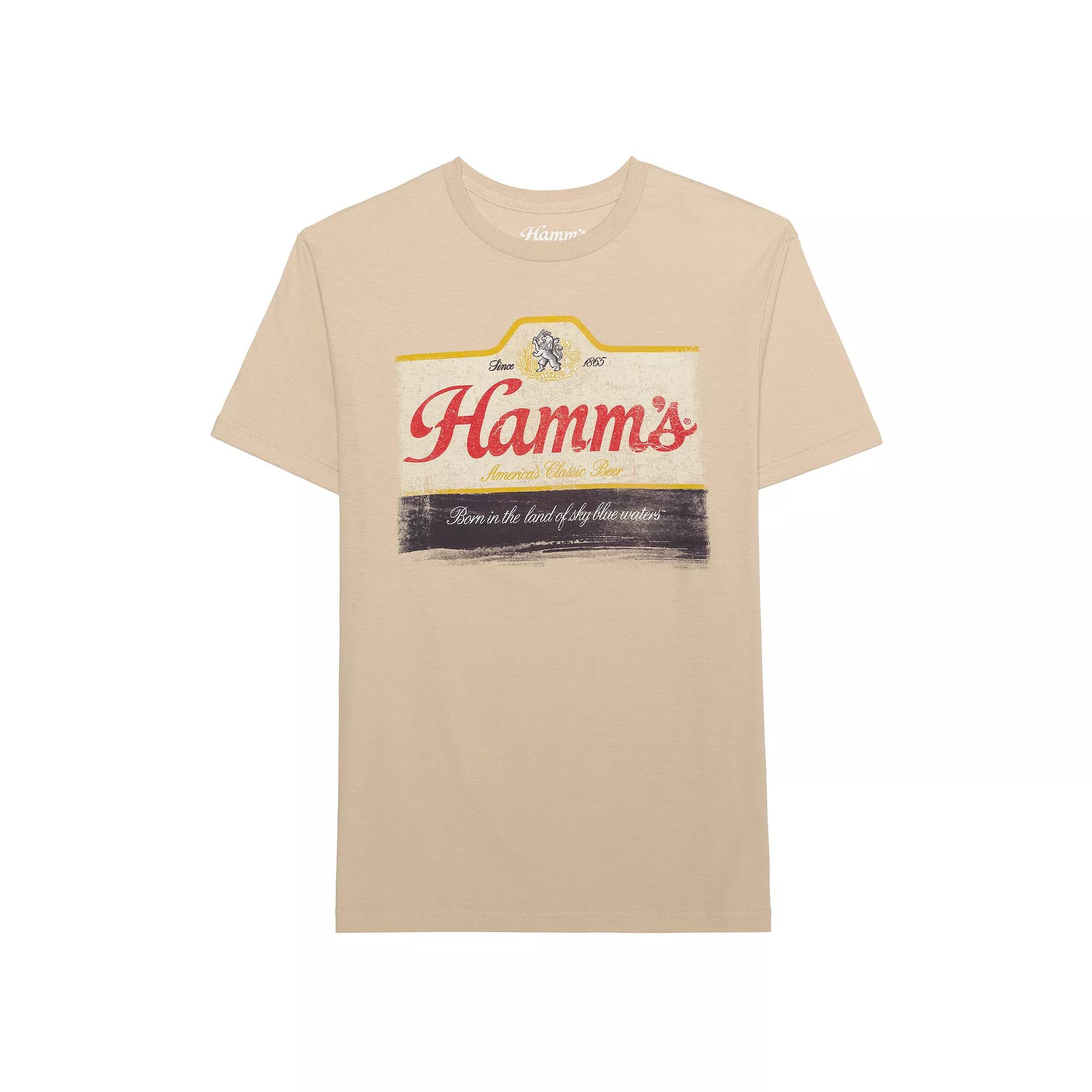 Men's Hamm's Label Graphic Tee, Size: XL, Brown Product Image