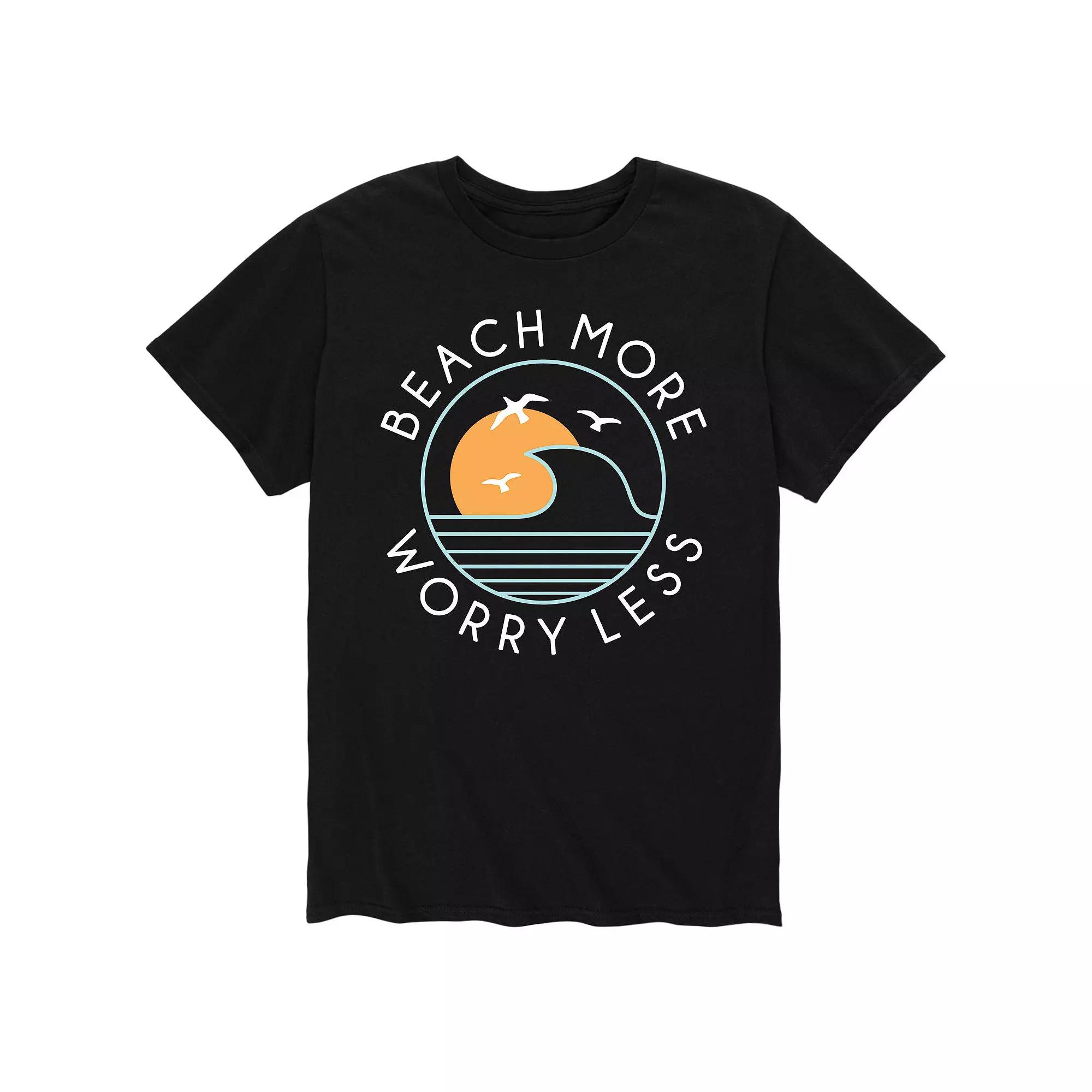 Men's Beach More Worry Less Tee,  Product Image