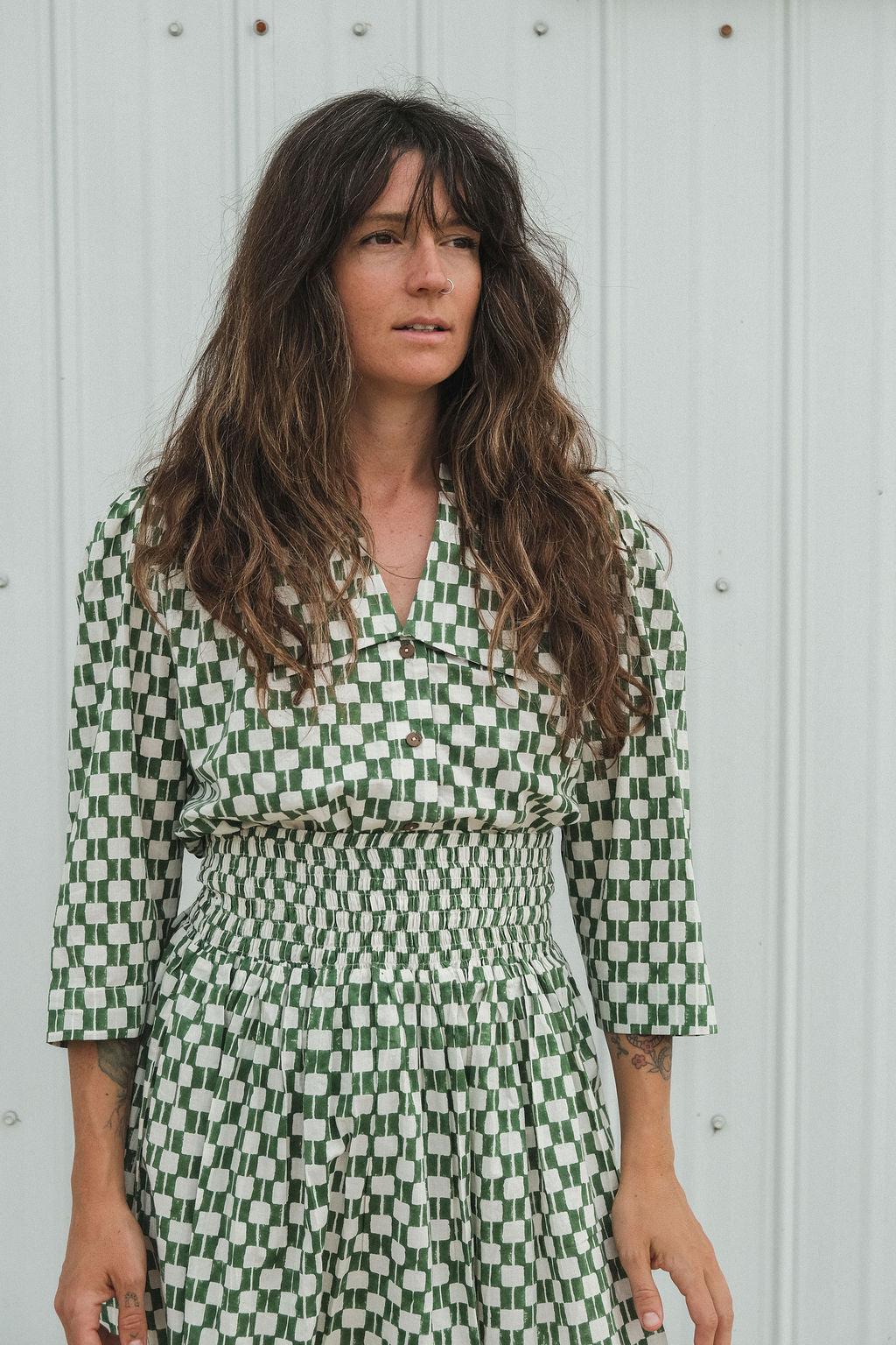 The Blue Mary Top Product Image