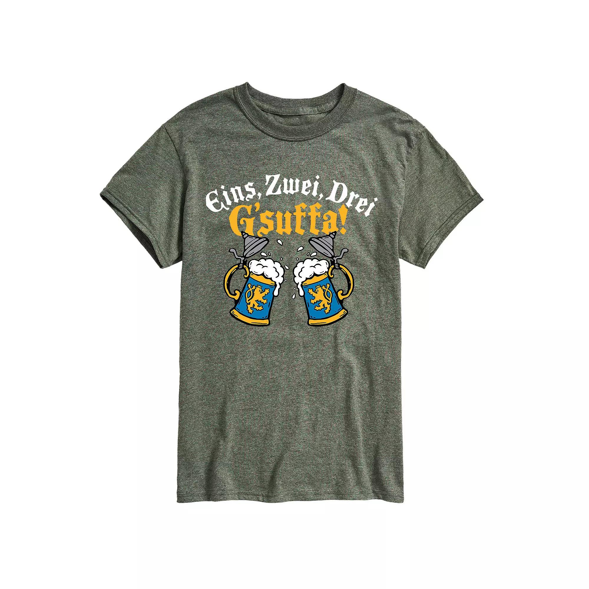 Men's Eins Zwei Drei Gsuffa Oktoberfest Tee,  Product Image