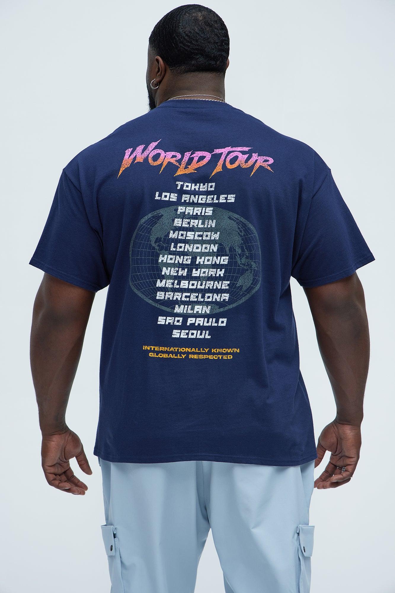 World Tour International Short Sleeve Tee - Navy Product Image