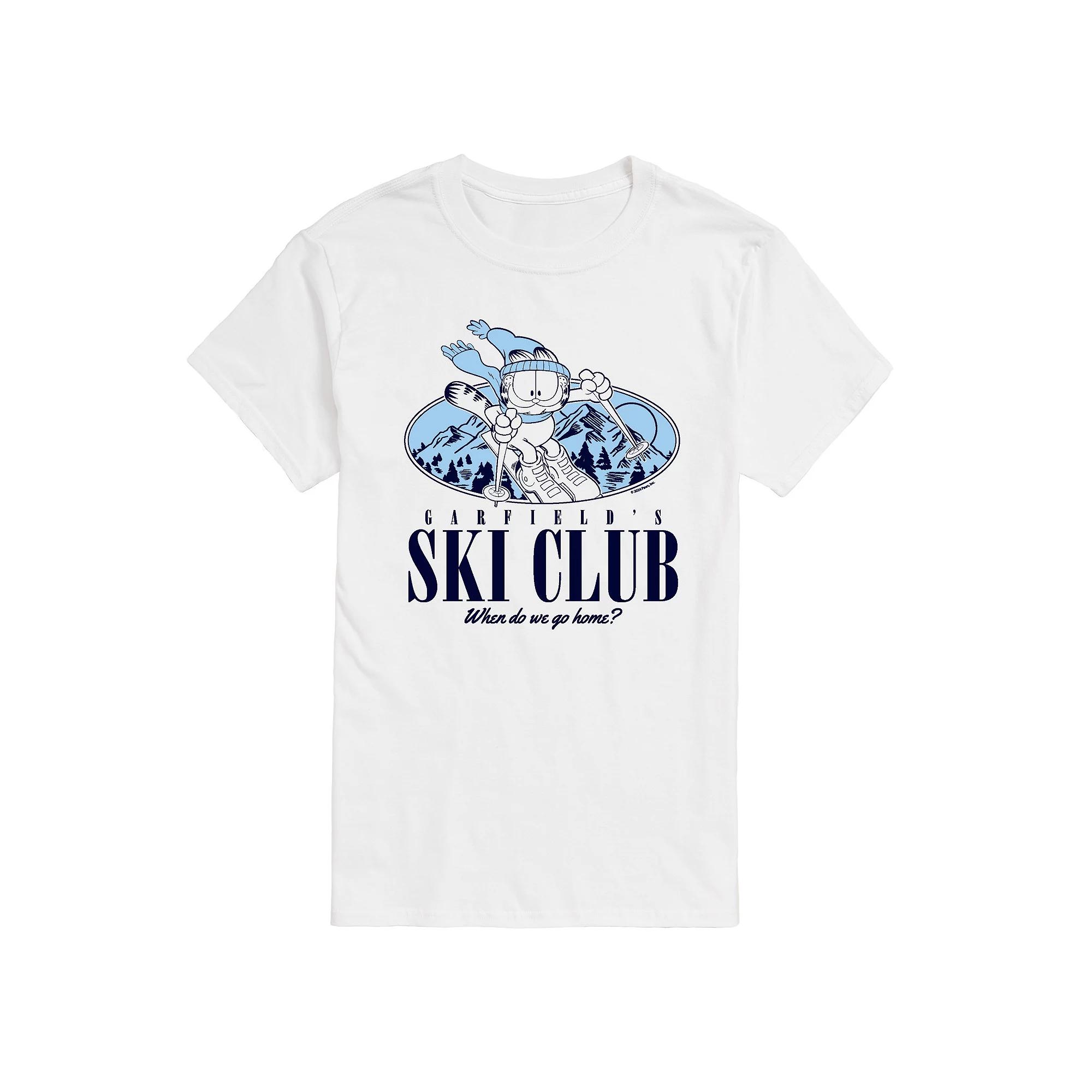 Big & Tall Garfield Ski Club Retro Graphic Tee, Men's,  Product Image