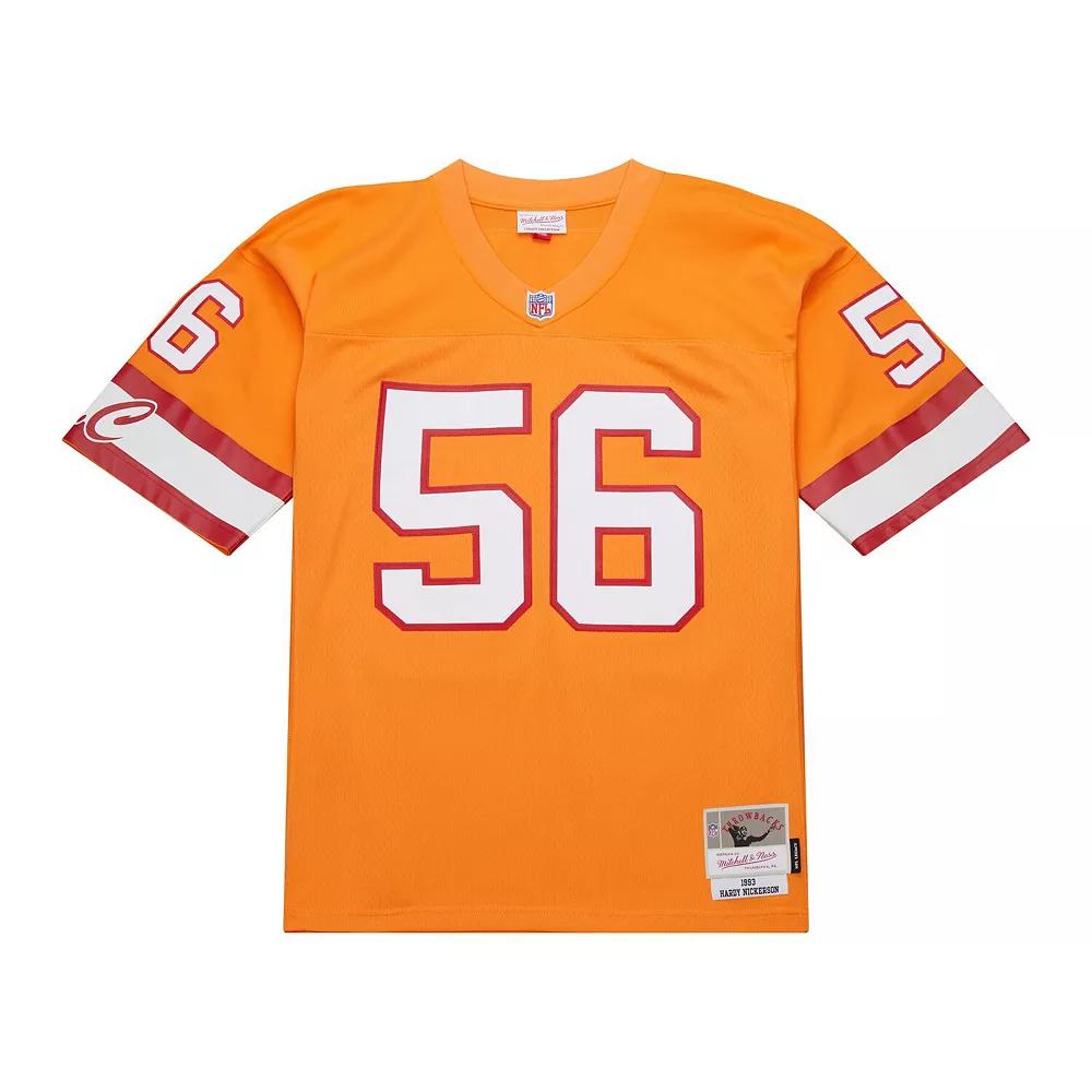 Men's Mitchell & Ness Hardy Nickerson Orange Tampa Bay Buccaneers 1993 Legacy Replica Jersey,  Product Image