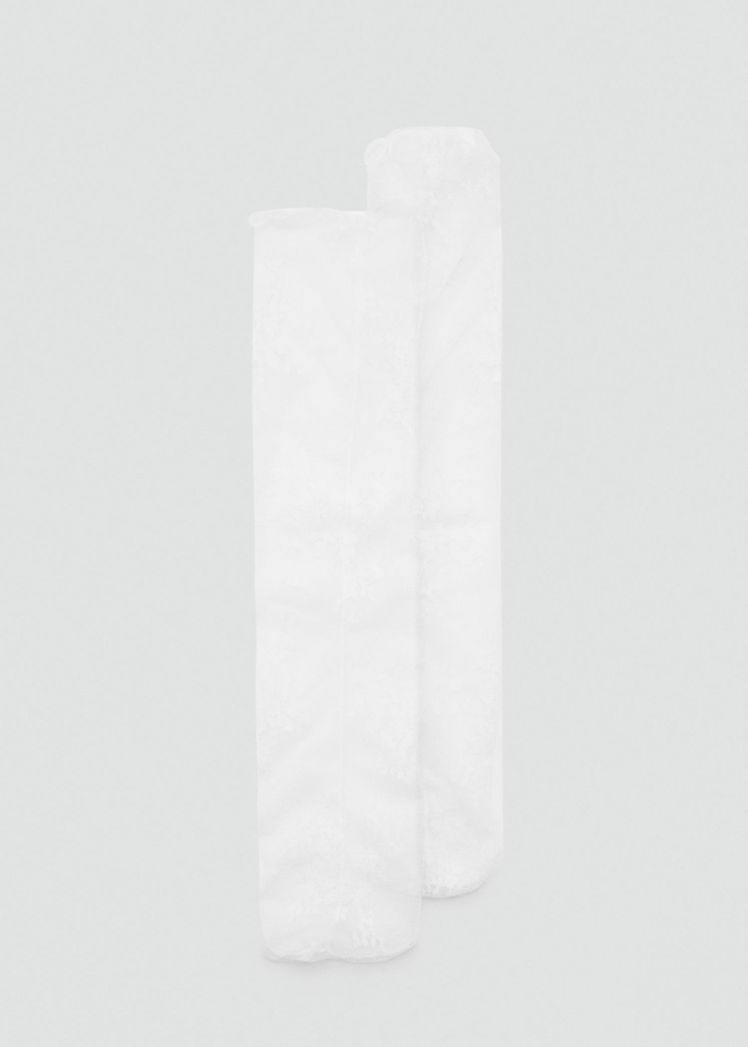 Lace design socks - Women | MANGO USA Product Image