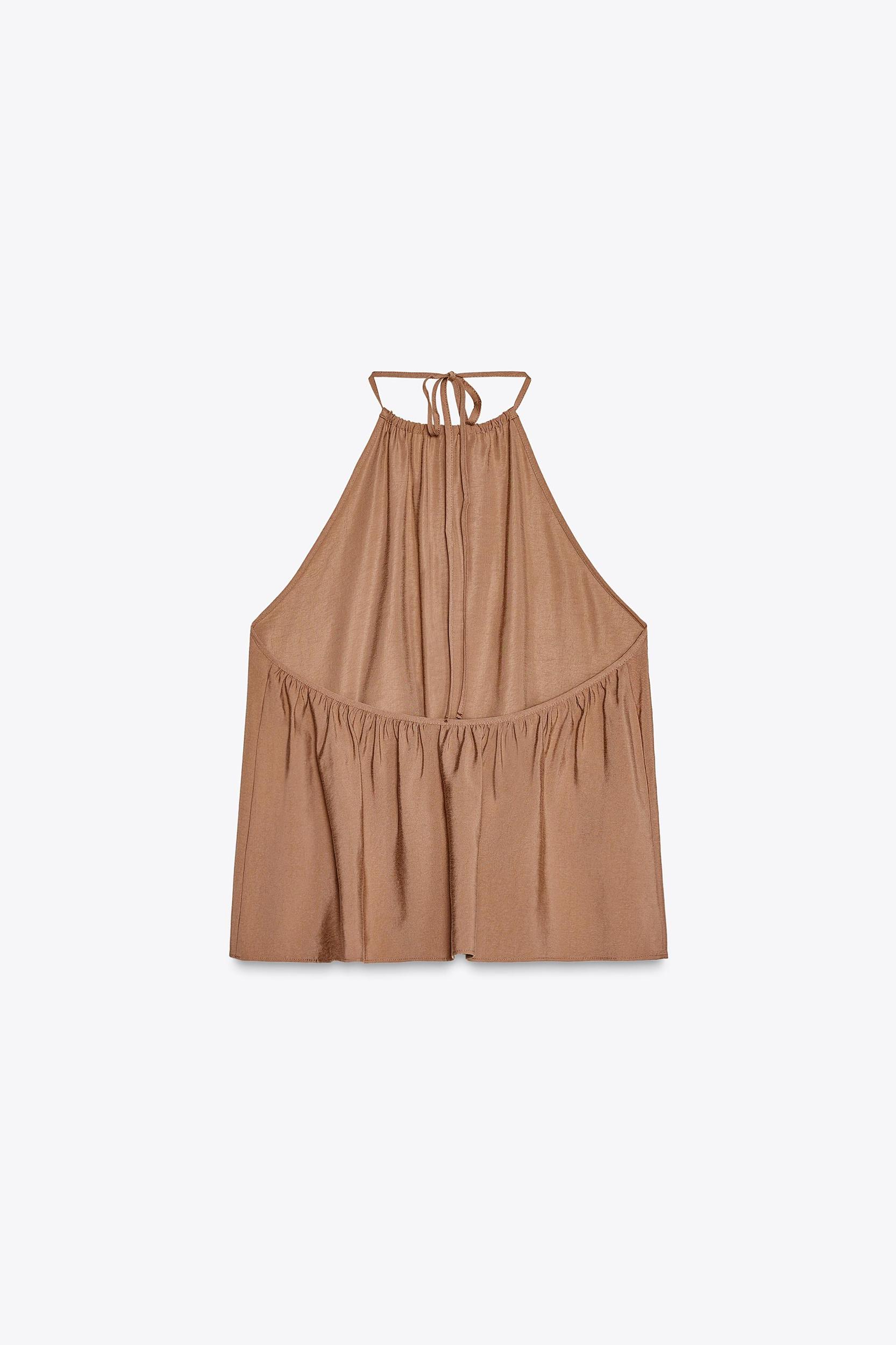 FLOWY HALTER TOP Product Image