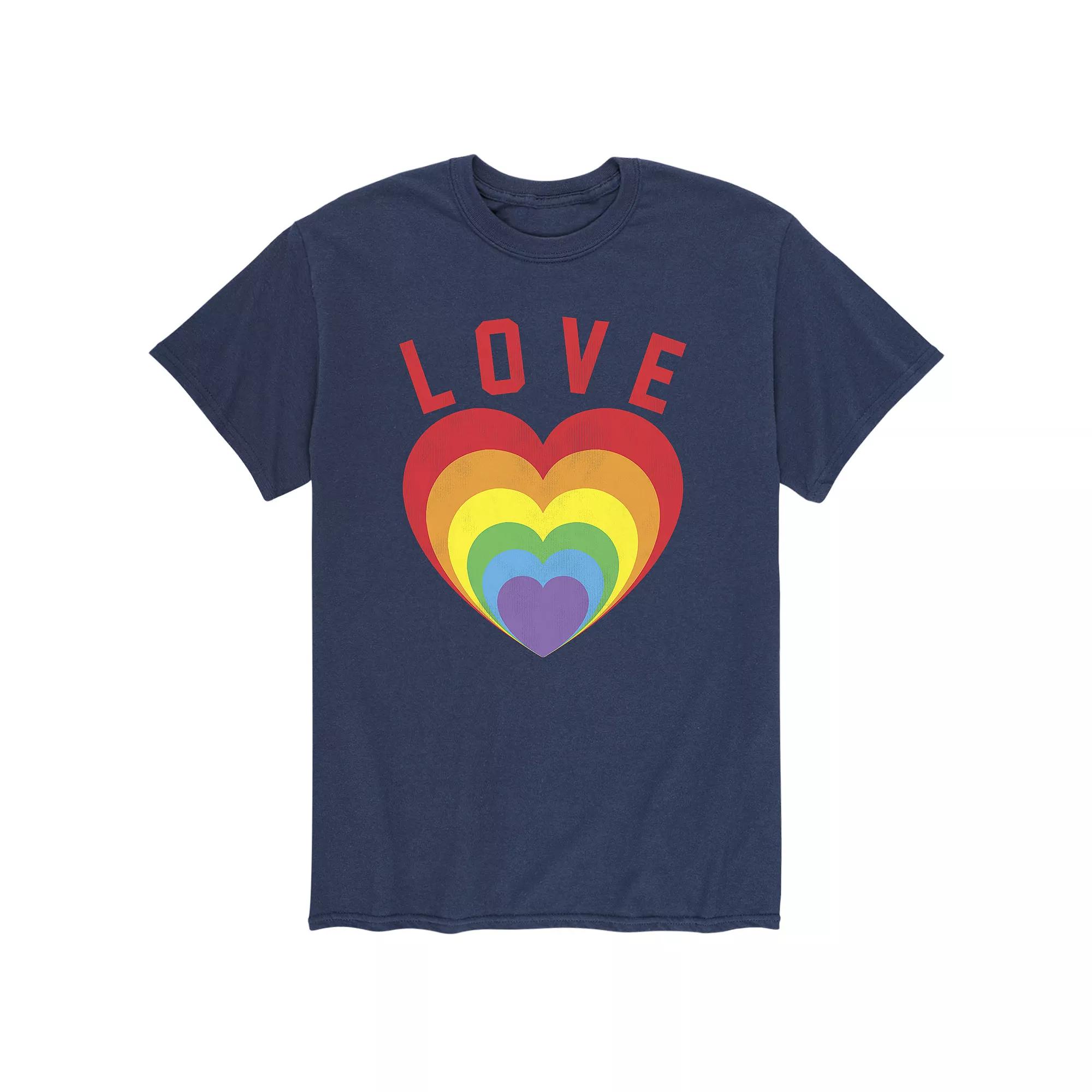 Men's Love Hearts Tee,  Product Image