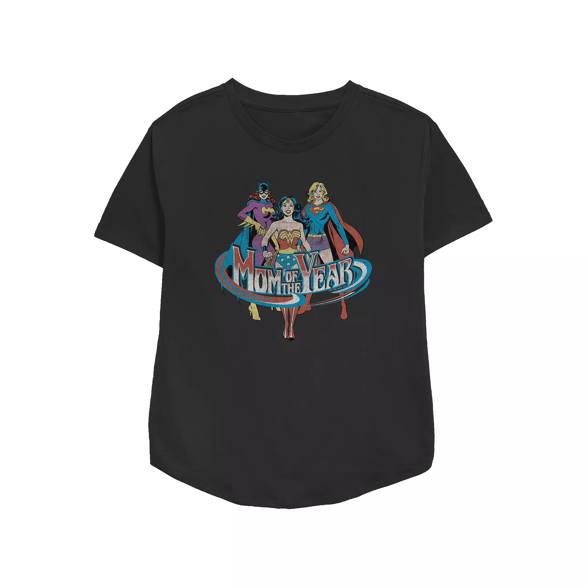 Women's DC Women Mom Of The Year Relaxed Fit Graphic Tee,  Product Image