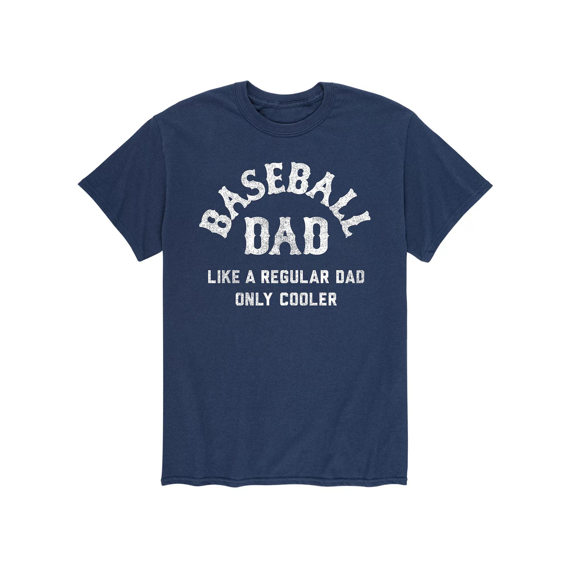 Men's Baseball Dad Like A Regular Dad Tee,  Product Image