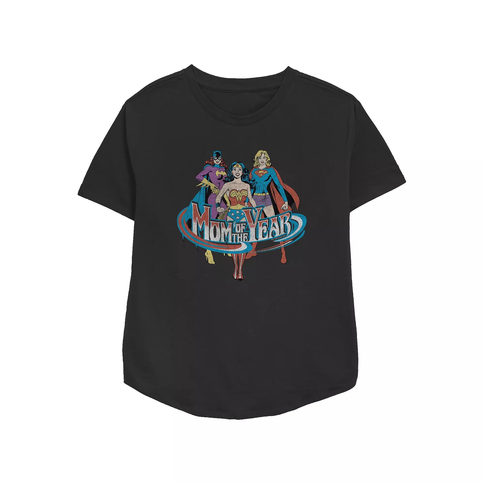 Women's DC Women Mom Of The Year Relaxed Fit Graphic Tee,  Product Image