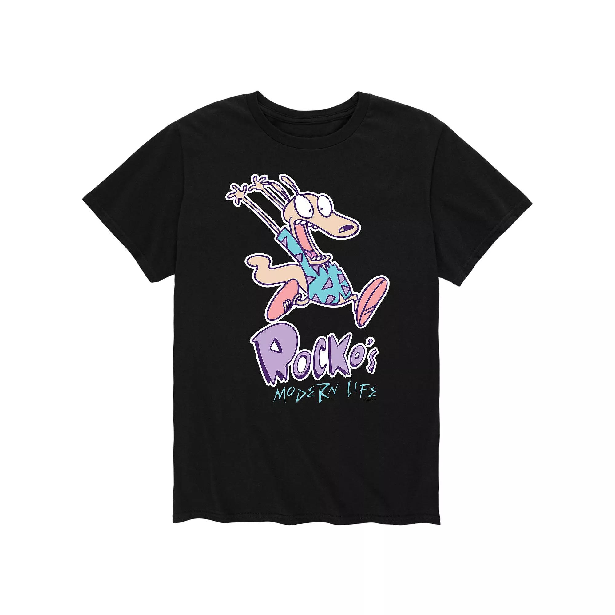 Men's Rocko's Modern Life Yelping Rocko Tee,  Product Image