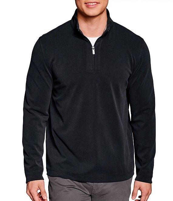Johnston & Murphy Vintage Washed Solid Quarter-Zip Pullover Product Image