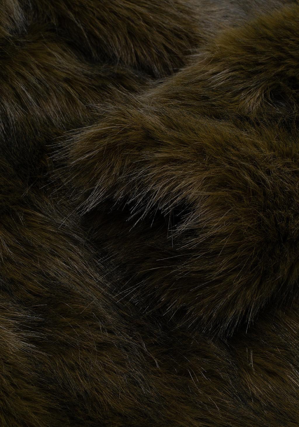 Monstrum Cropped Faux Fur Jacket Product Image