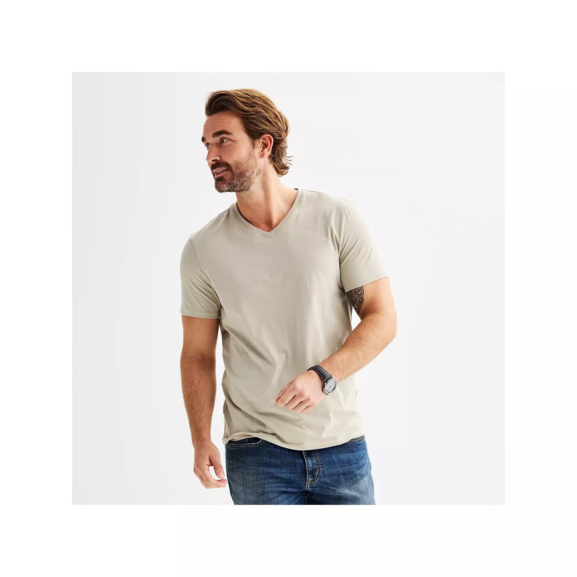 Men's Apt. 9® Premier Flex Short Sleeve V-Neck Tee,  Product Image