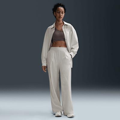 Nike Womens 24.7 PerfectStretch Dri-FIT High-Waisted Loose Wide-Leg Pants | HM8389-104 Product Image