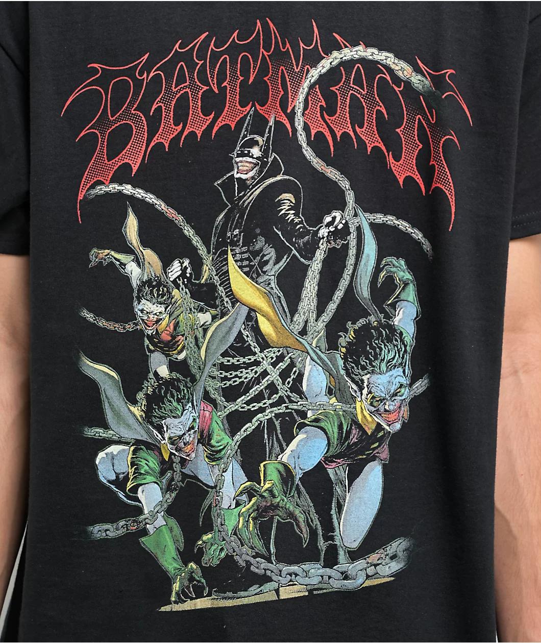 Welcome x Batman Who Laughs Black T-Shirt Product Image