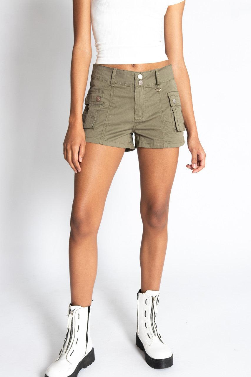 Low Rise Cargo Shorts Product Image