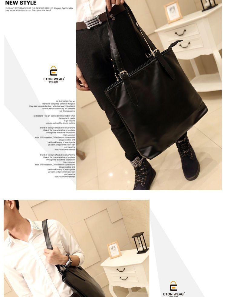 Faux Leather Tote Bag Product Image