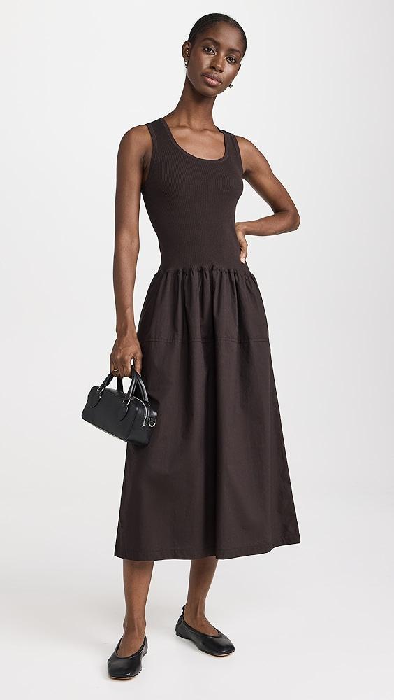 Proenza Schouler White Label Malia Dress In Peached Poplin | Shopbop Product Image