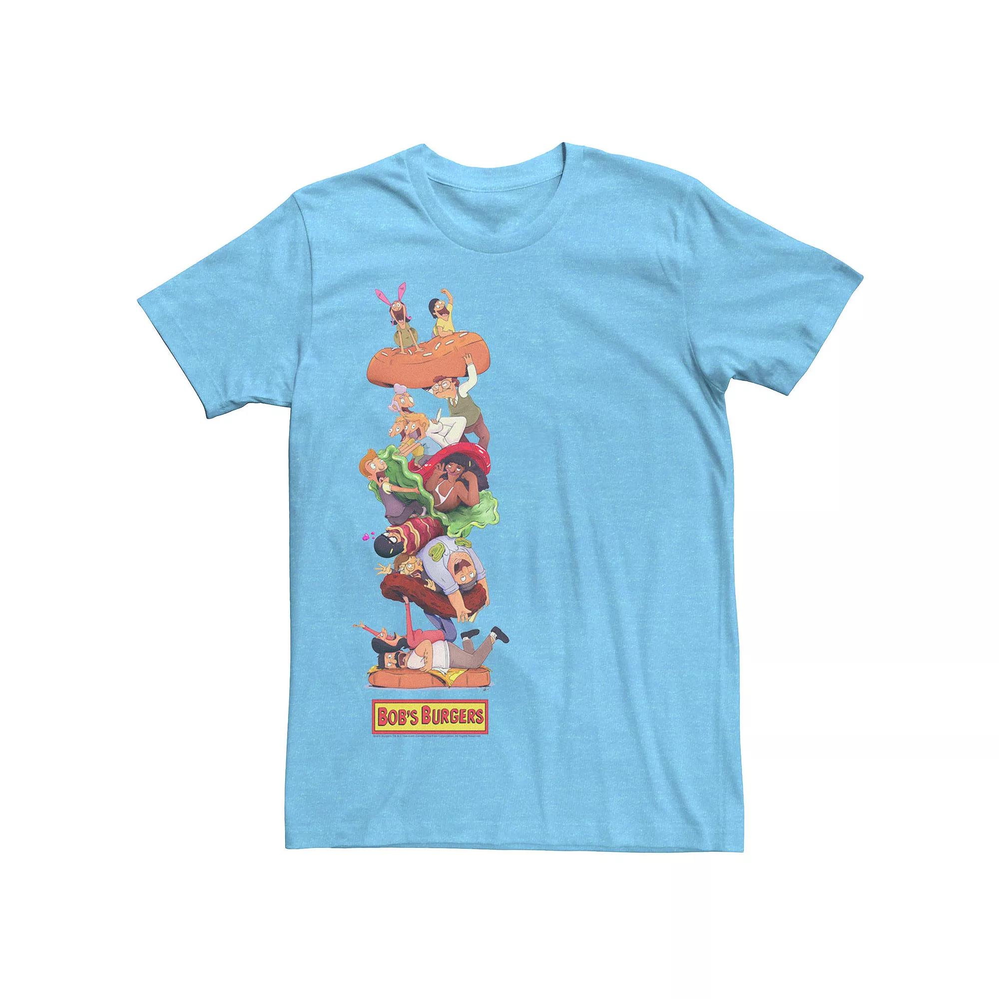 Men's Bobs Burgers Character Stack Painting Tee,  Product Image