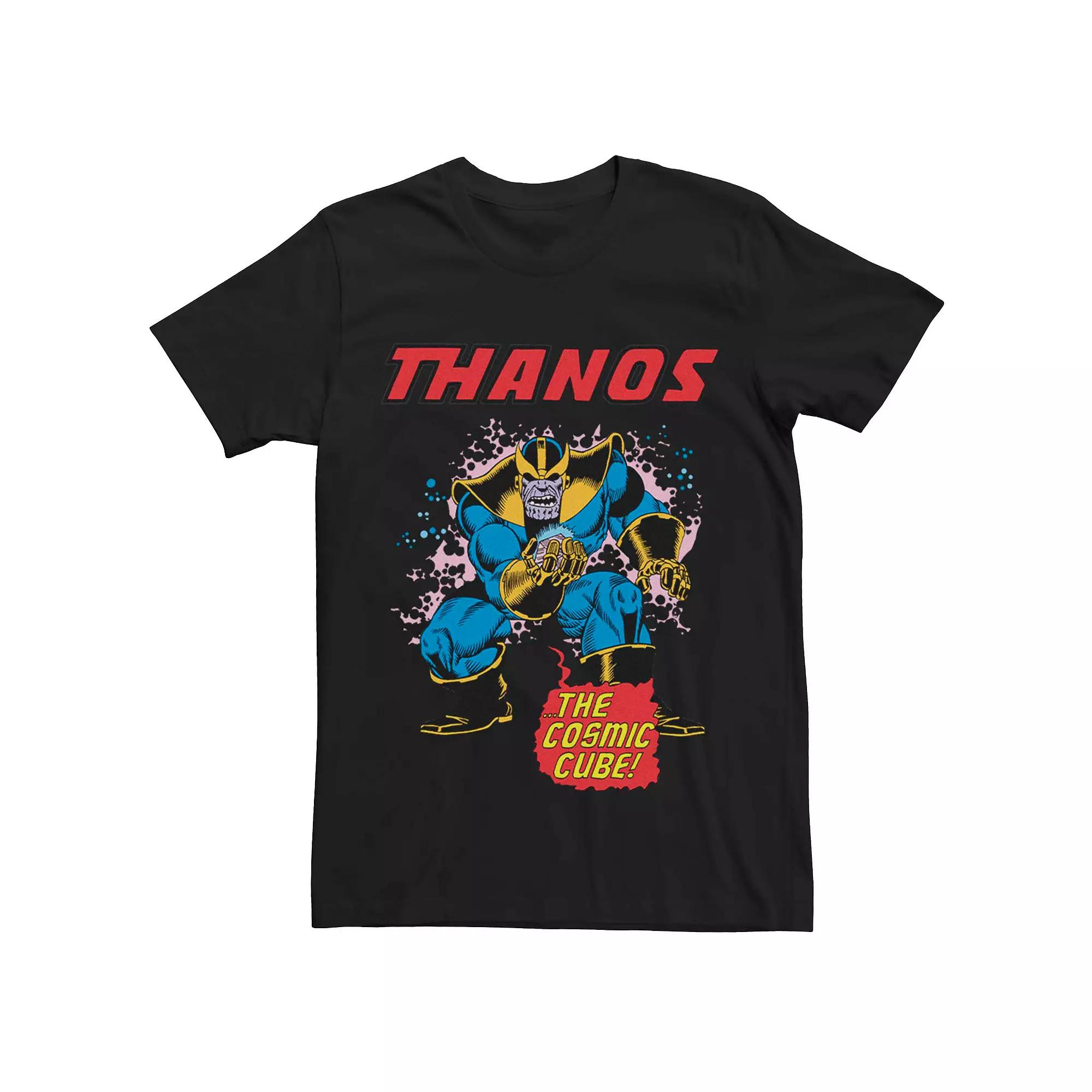 Men's Marvel's Thanos Vintage Cosmic Cube Tee,  Product Image
