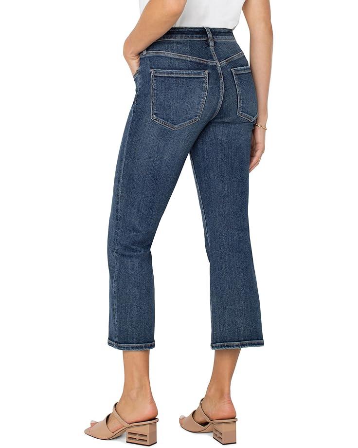 Gia Glider Pull On Flare w/ Clean Finished Hem Jean 25.5in Inseam in Bonelli Product Image