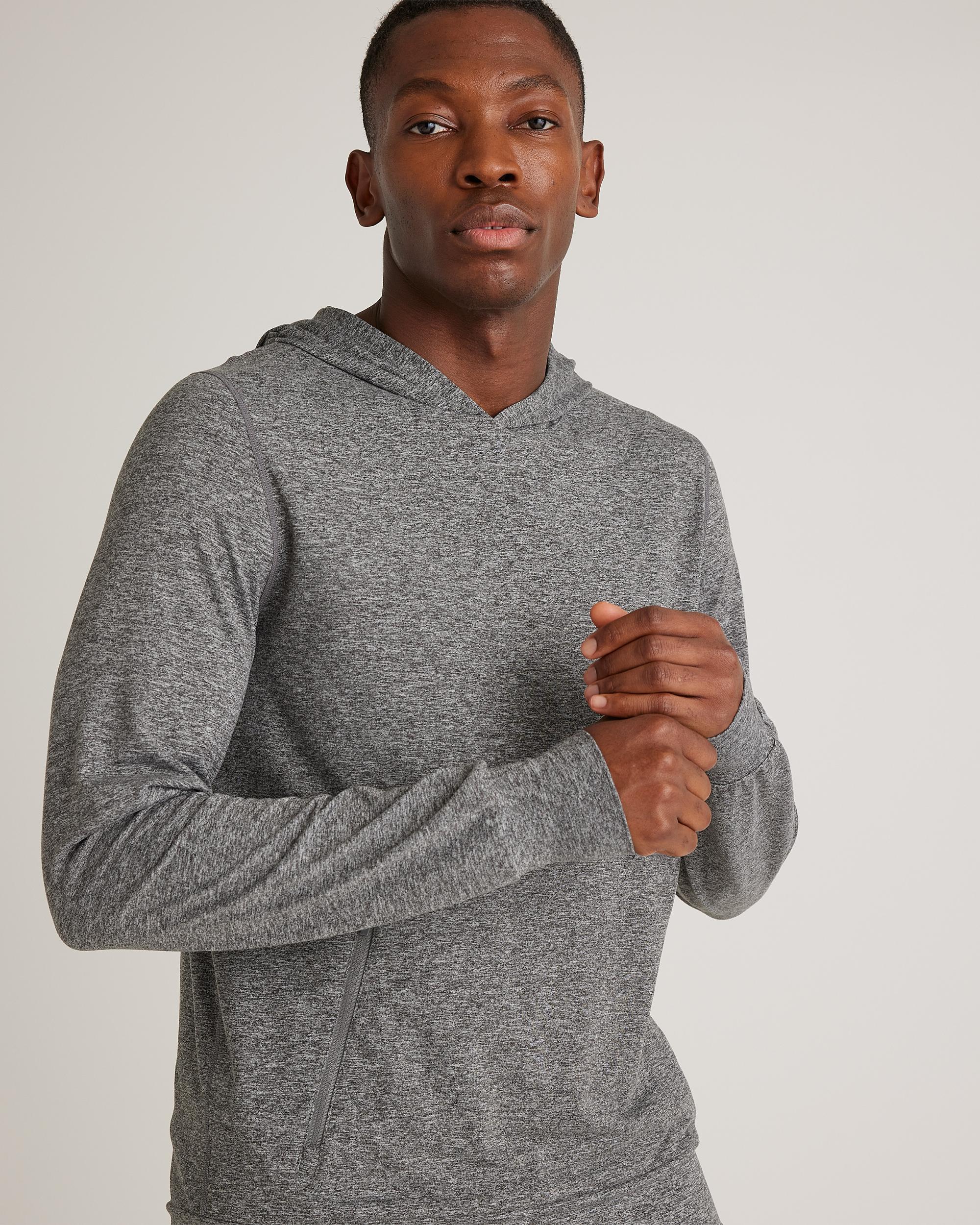 Quince | Men's Super Soft Performance Hoodie Pullover Flowknit Activewear, Recycled Polyester Product Image