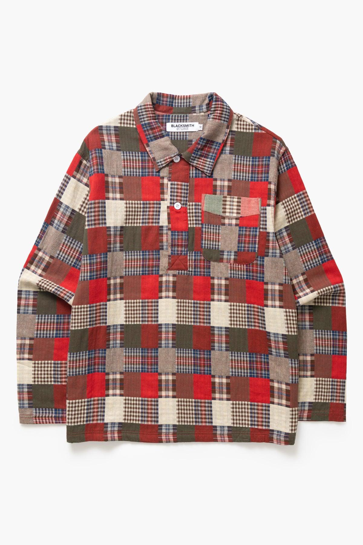 Blacksmith - Striped Two Button Popover - Plaid Product Image