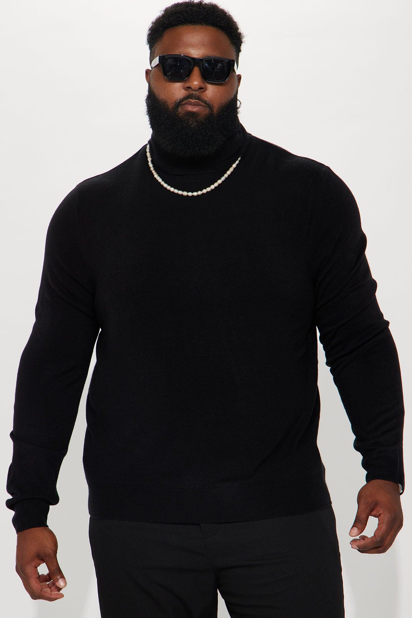 DeAngelo Turtleneck Sweater - Black Male Product Image