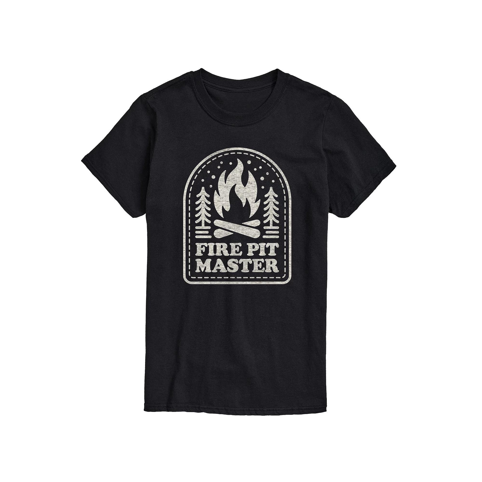 Big & Tall Fire Pit Master Graphic Tee, Men's,  Product Image
